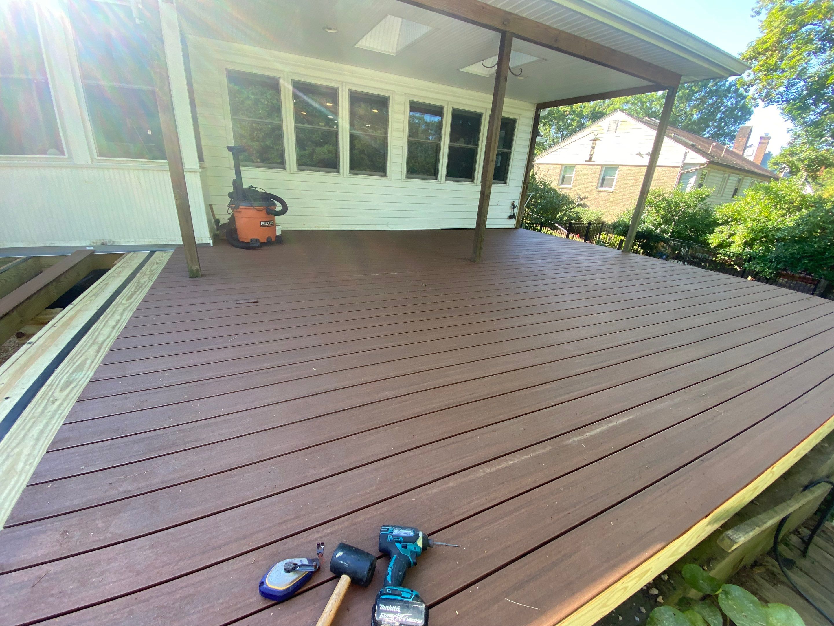 Deck Transformation using Timbertech & Azek by The Smet Companies, LLC