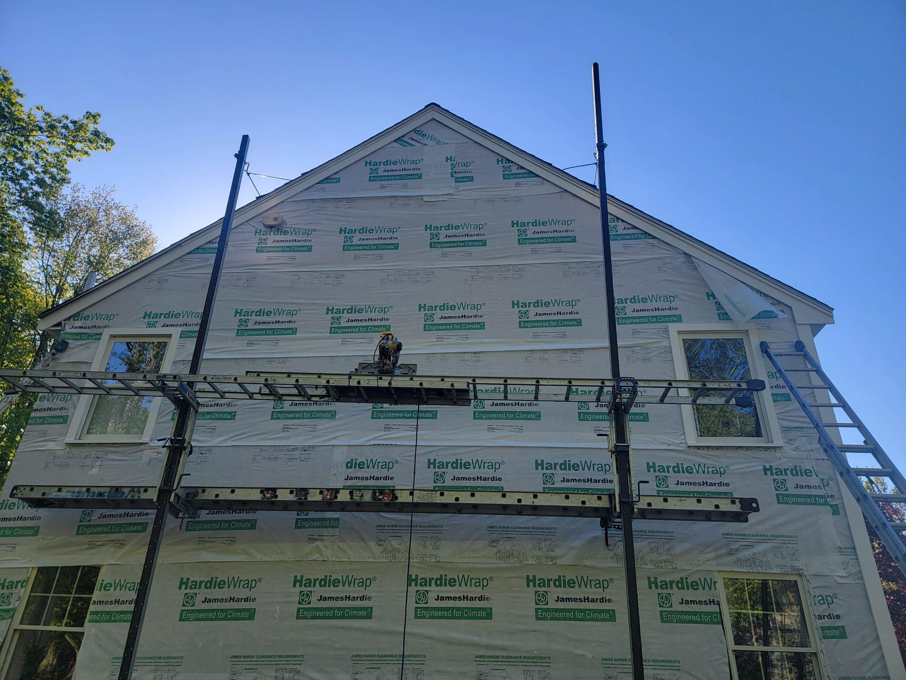 Siding Installation using James Hardie by UBrothers Construction