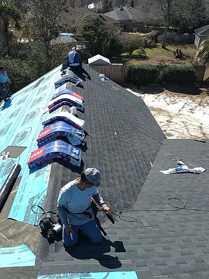 Residential Roofing Installation using Roof Replacement by American Roofing & Construction LLC