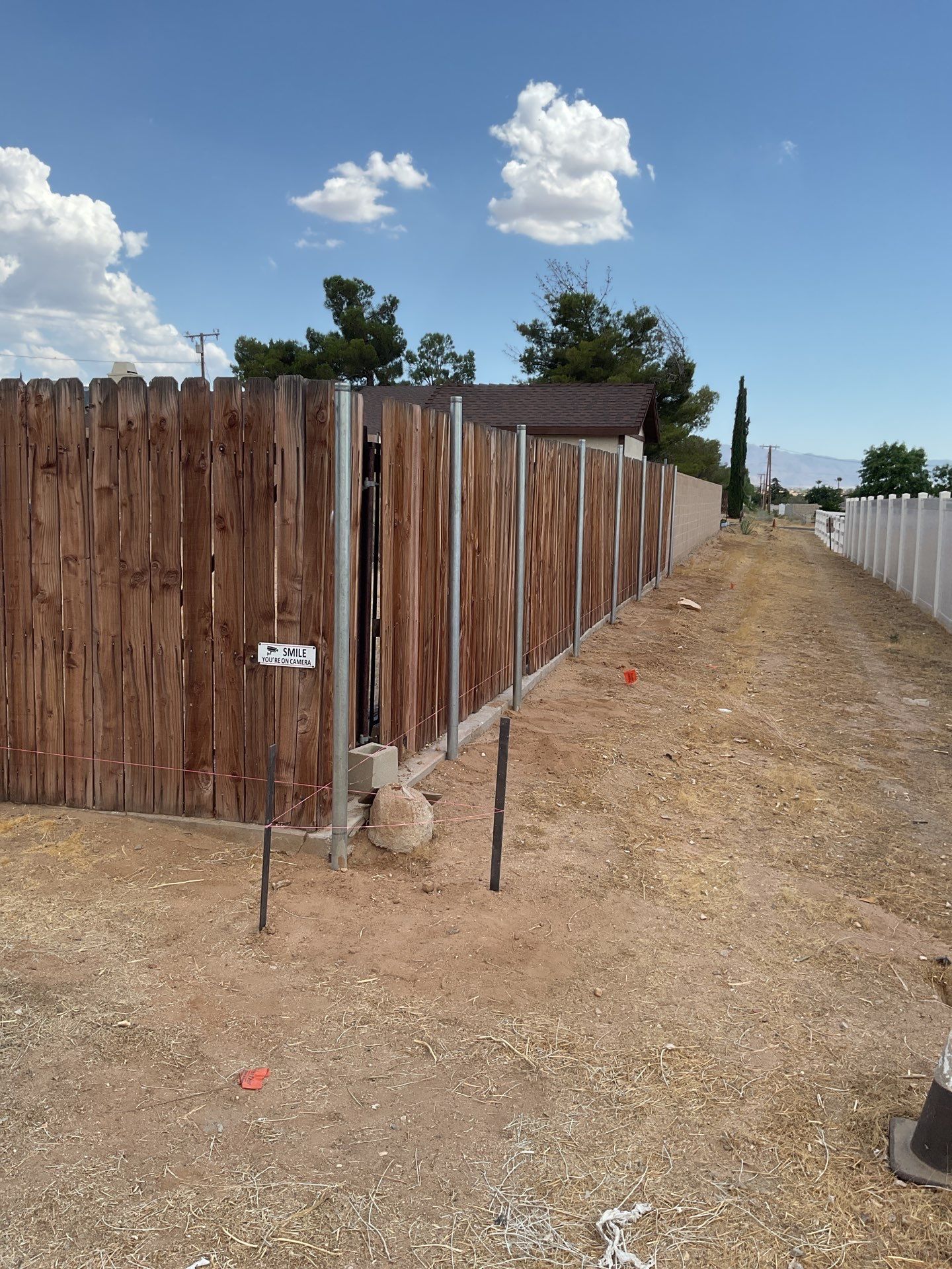 Dark Brown Privacy Chain Link Fence by Fence Guys Inc.