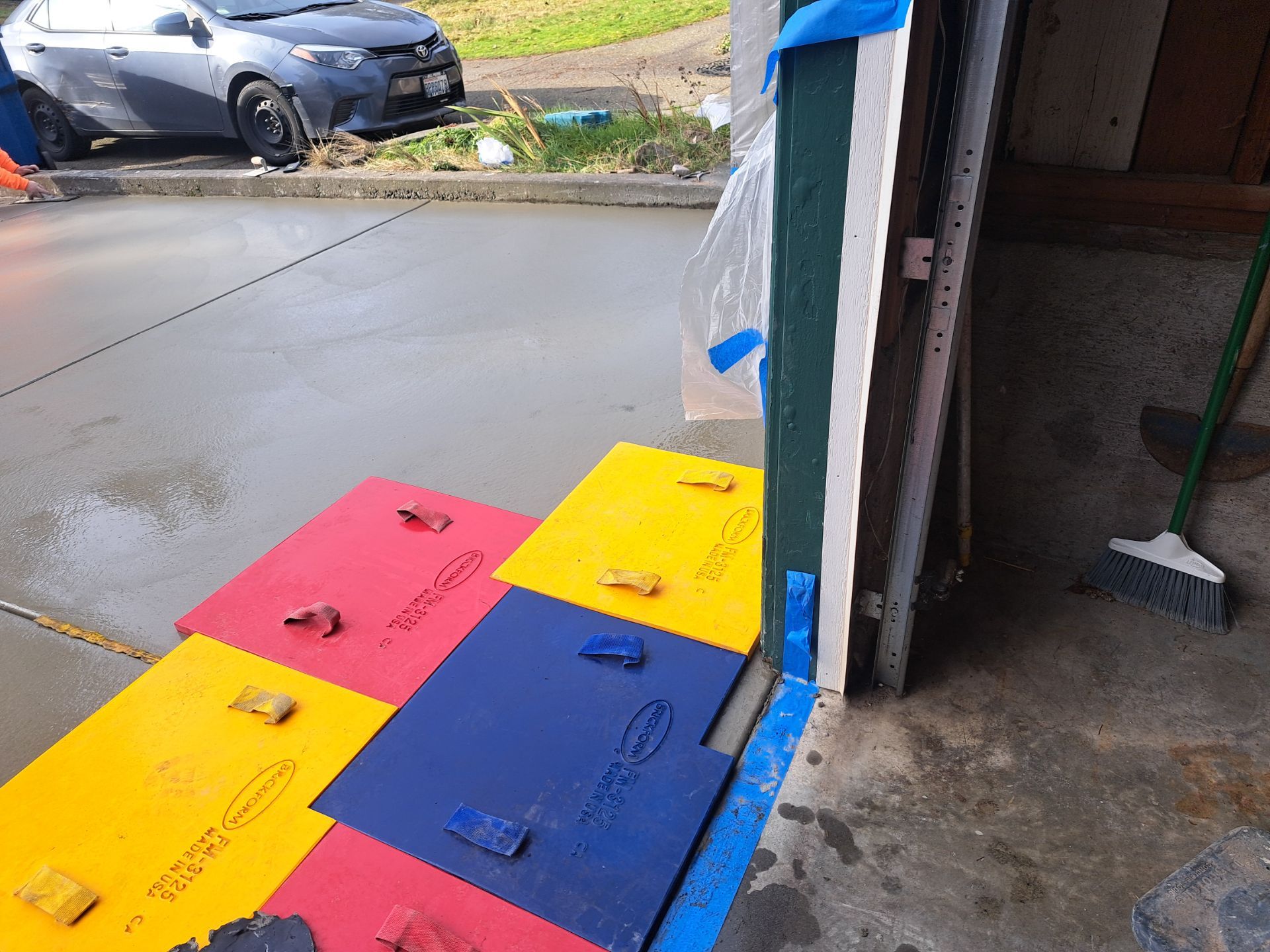 Stamped Concrete Patio and Driveway | Edmonds  by Jireh Asphalt & Concrete Inc 