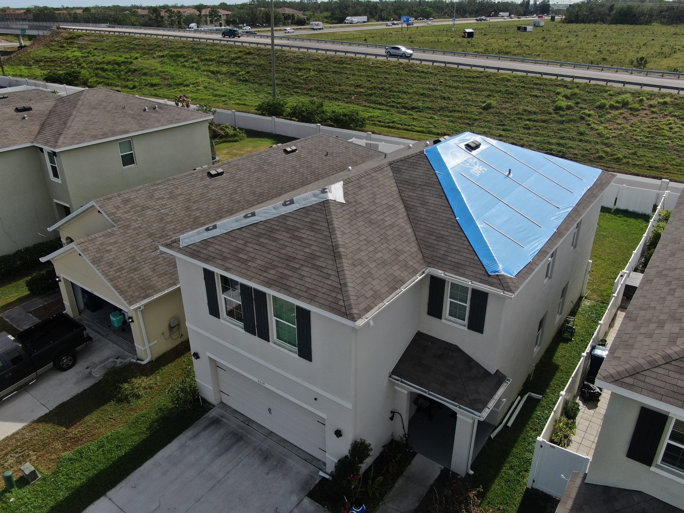 Roof Damage Claim in Palmetto by FLAPA & KeyStone