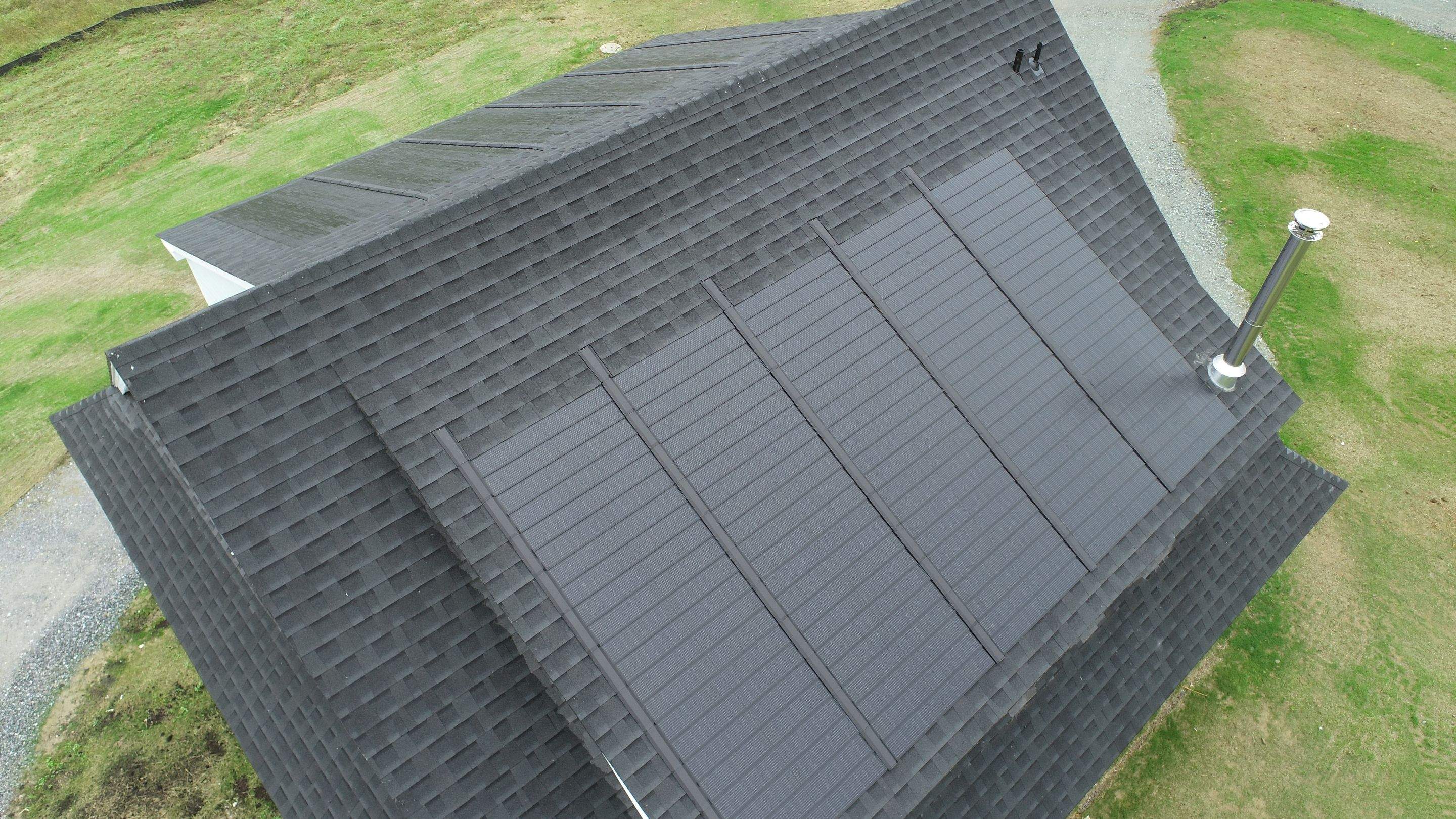 GAF Timberline Solar on New Construction by American Home Contractors