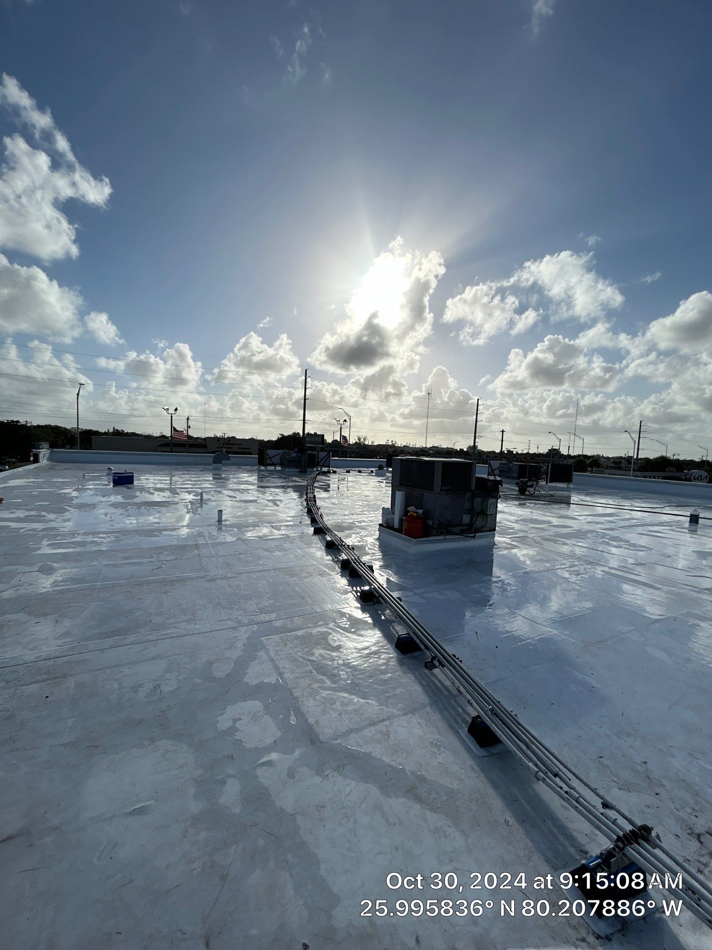 COMMERCIAL REROOF GAF TPO EVERGUARD 60 MIL SMOOTH WITH 1-1/2" INSULATION by Earl W. Johnston Roofing