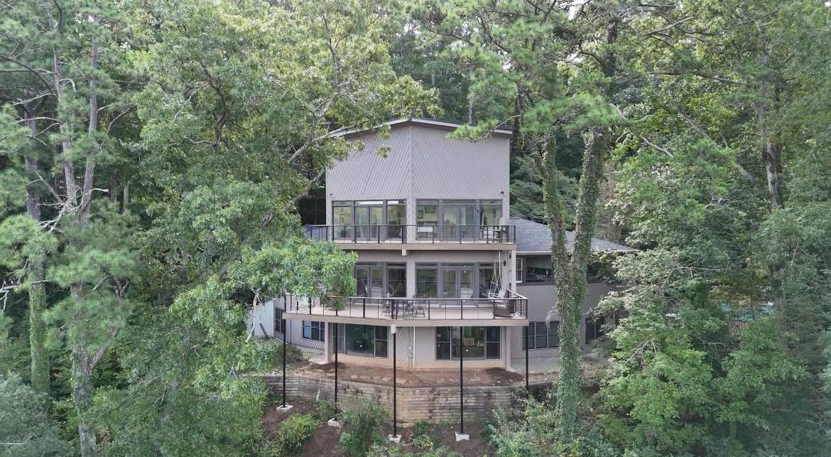 TimberTech Deck Replacement with Metal Cable Railing in Atlanta, GA by Nelson Exteriors