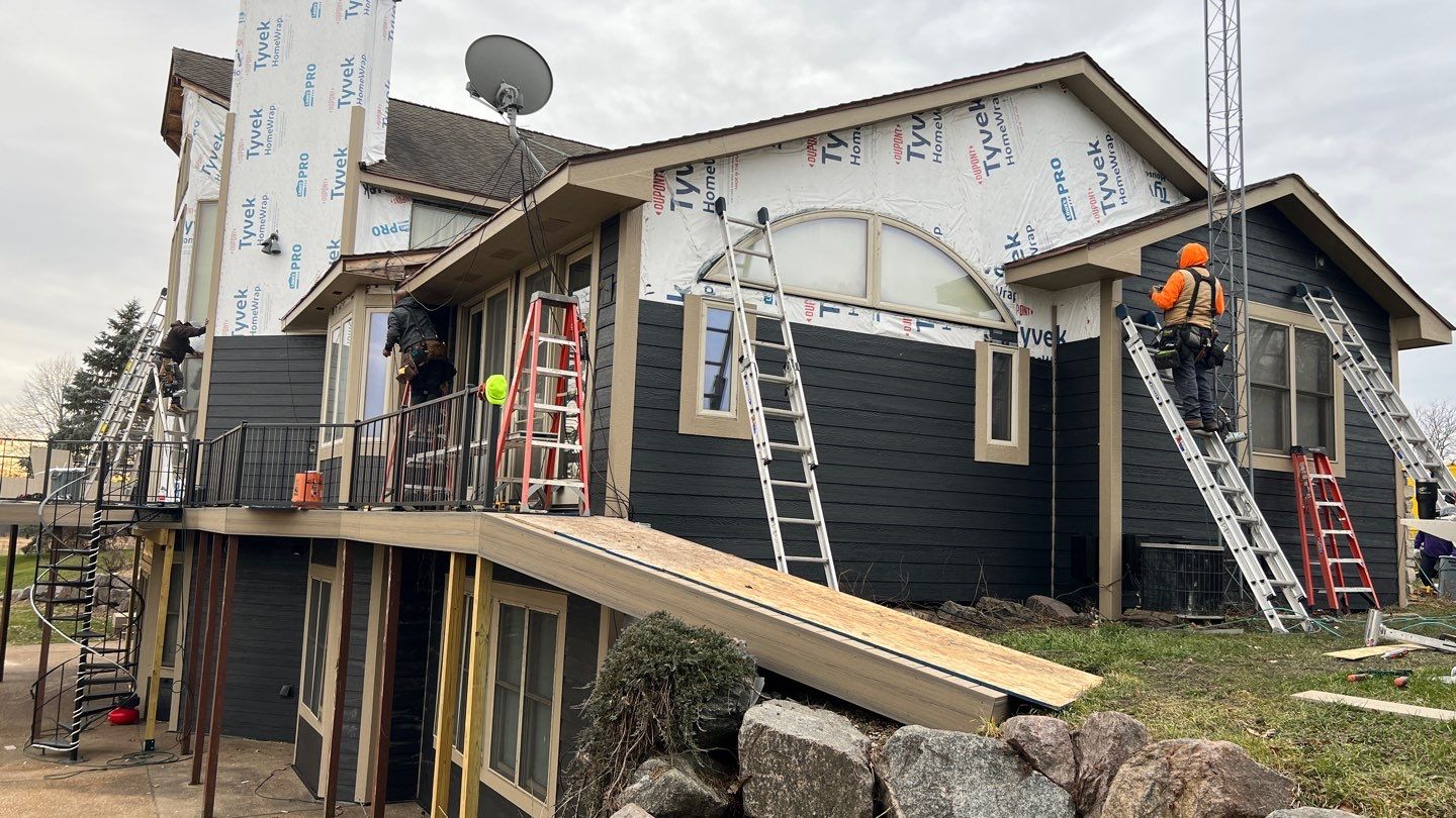 Siding Installation using LP Smart Siding by Stendahl Services