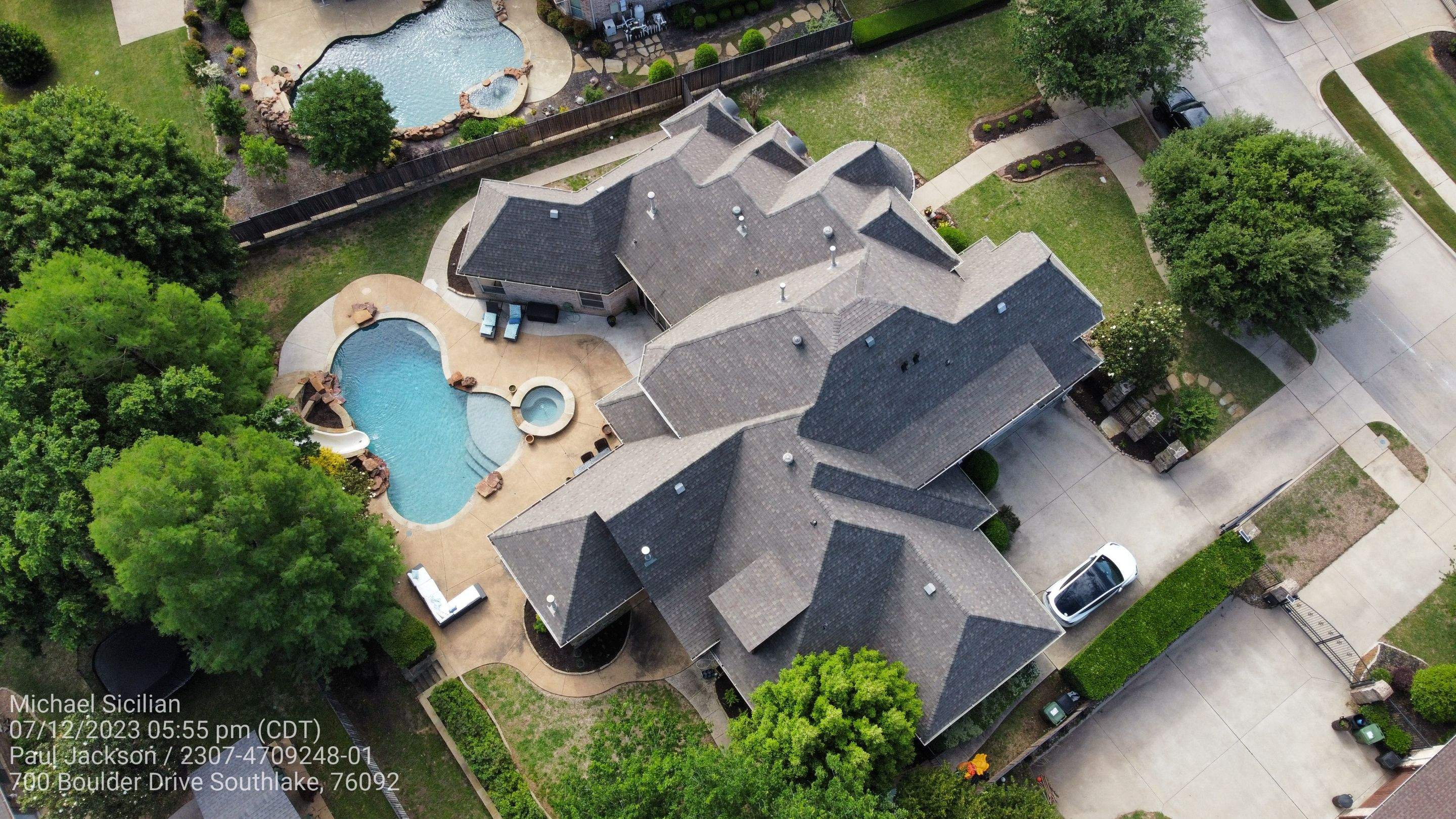 Project in Southlake by Zeus Exteriors