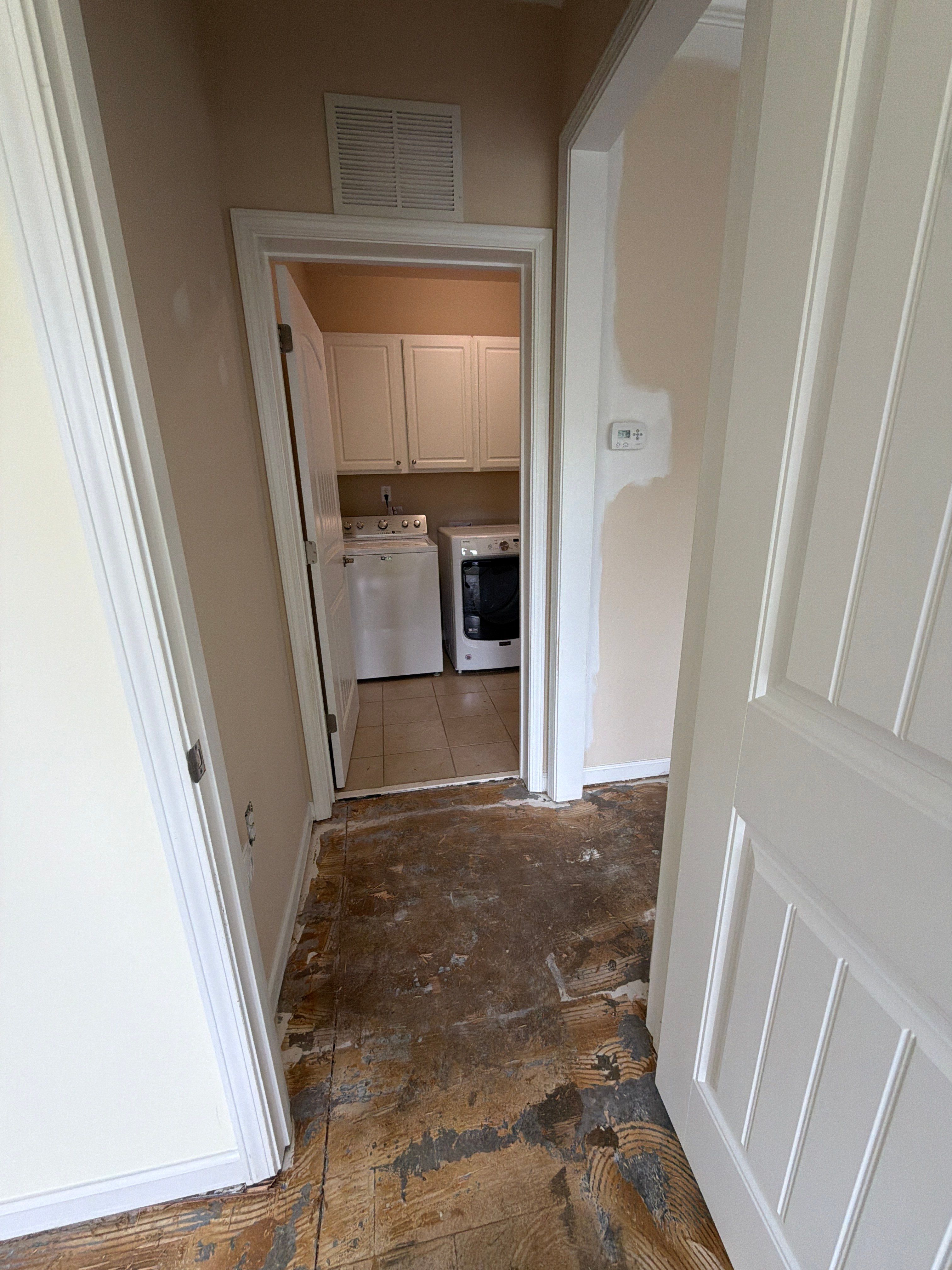 Luxury Vinyl Plank Flooring Installation and Interior Refresh in Durham by Billy Weatherspoon Contractor