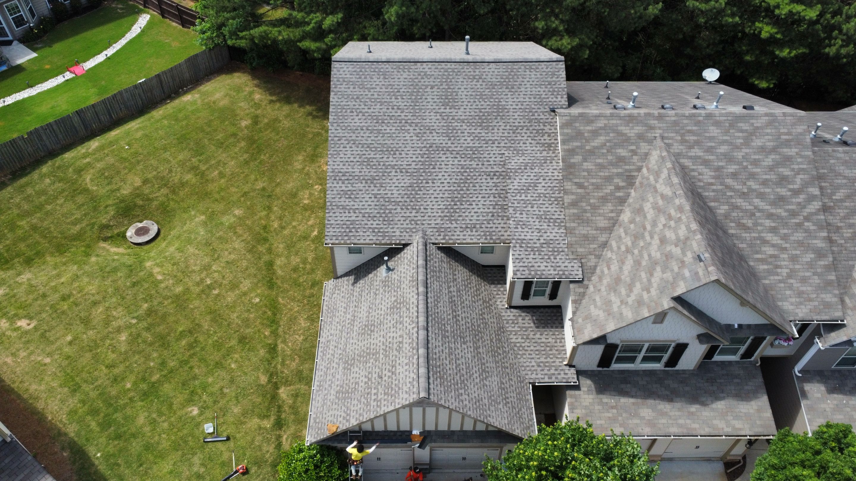 Cumming, GA Roof Replacement GAF Timberline HDZ Weathered Wood by Reset Roofing