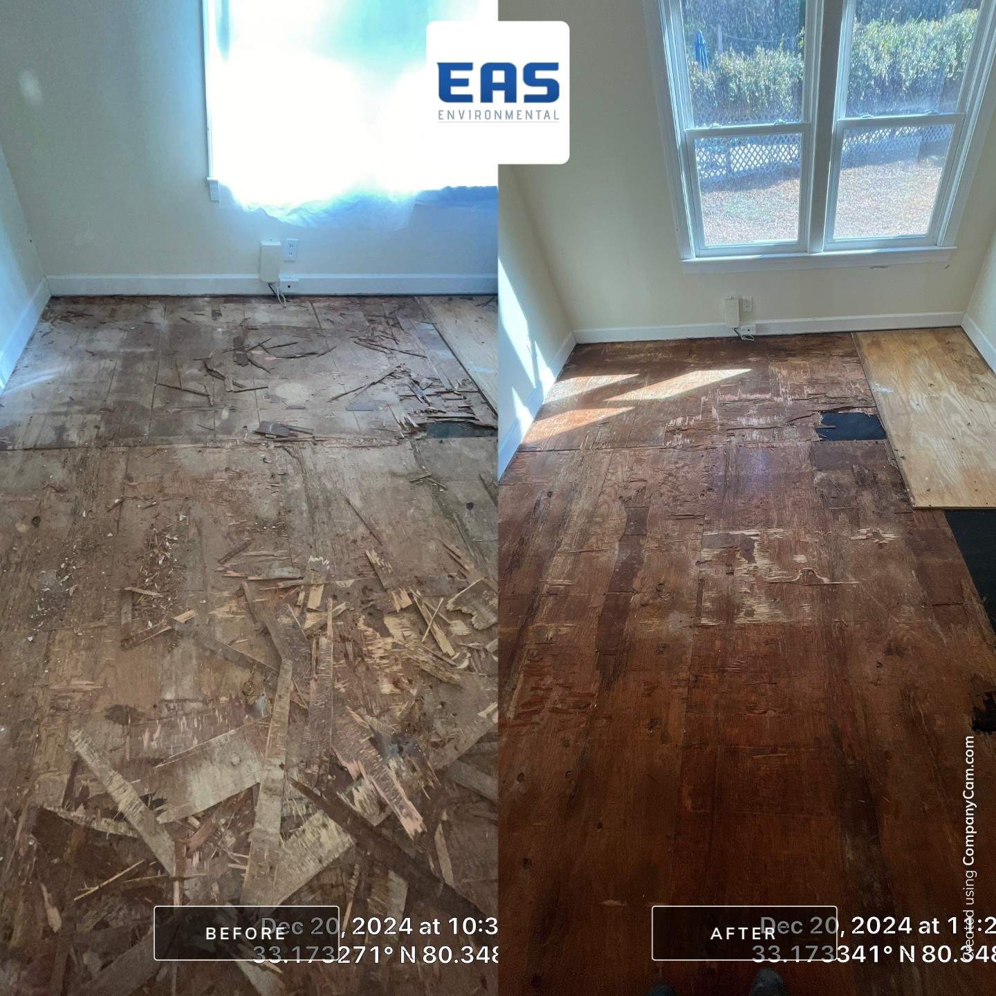 Residential Abatement - Small project by EAS Environmental, LLC.