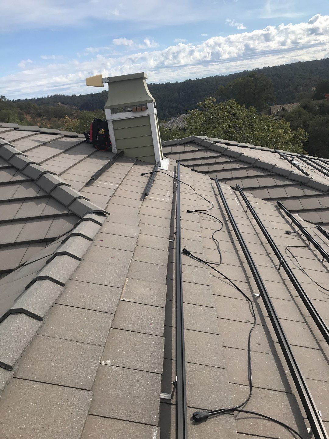 Solar panels power this home by Byers Enterprises 