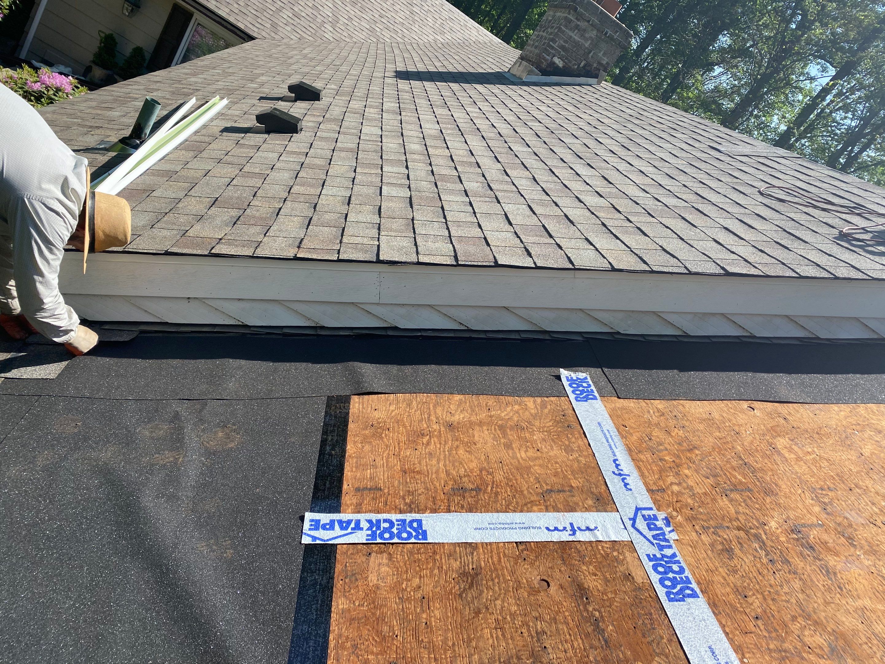 Commercial Roofing Installation using Owens Corning Duration Driftwood by A Plus Exterior