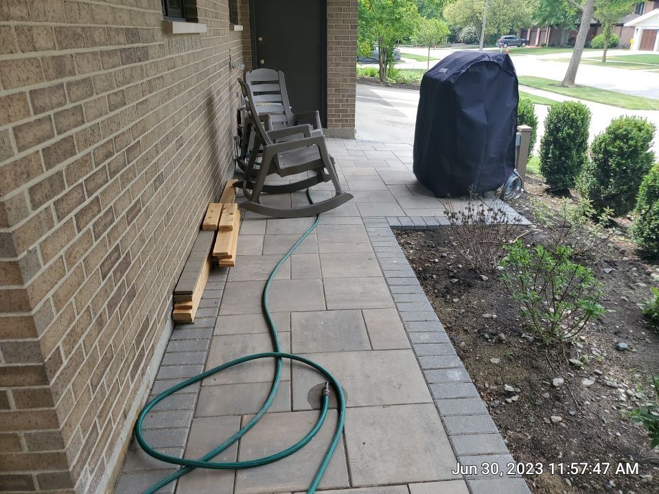Brick paver clean, sand and seal. using Surebond SB-1300 by Northern Power Washing LLC.