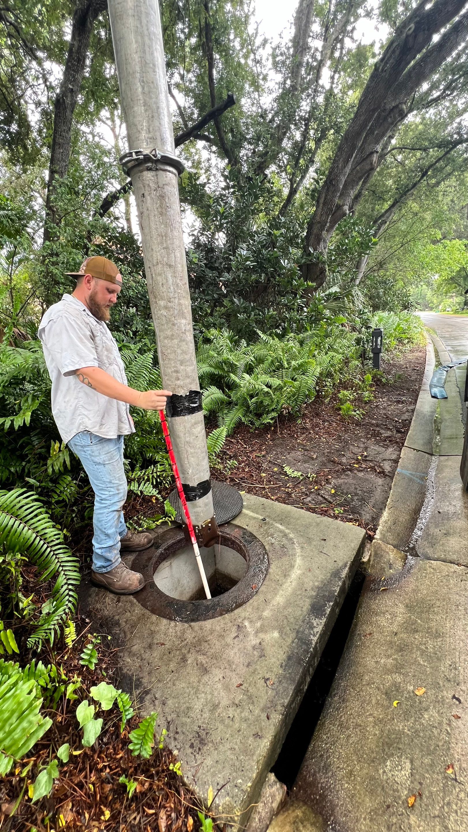 Naples Community Stormwater Catch Basin Cleaning by APS Power & Water