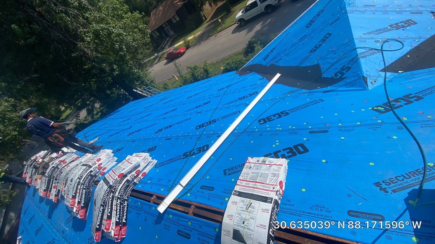 Residential Roofing Installation using Roof Replacement by American Roofing & Construction LLC