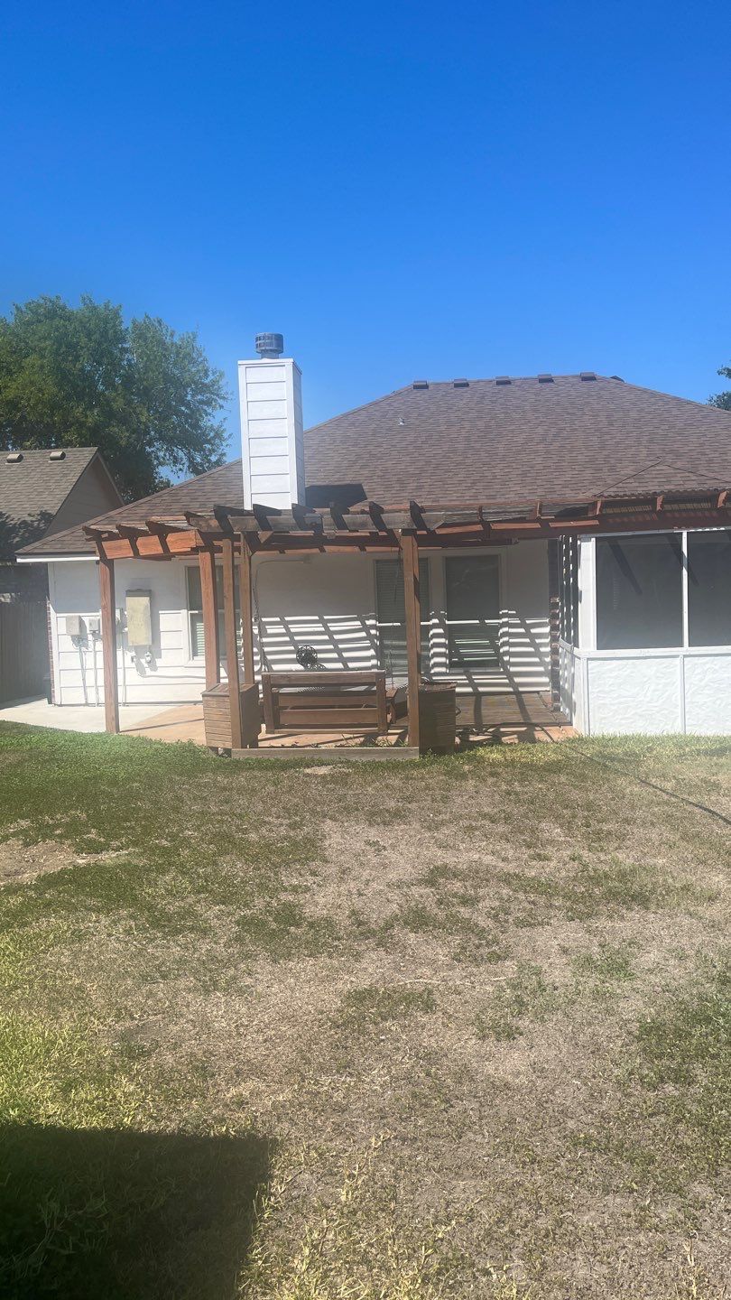 Back Yard Shade by Bayfront Roofing and Construction