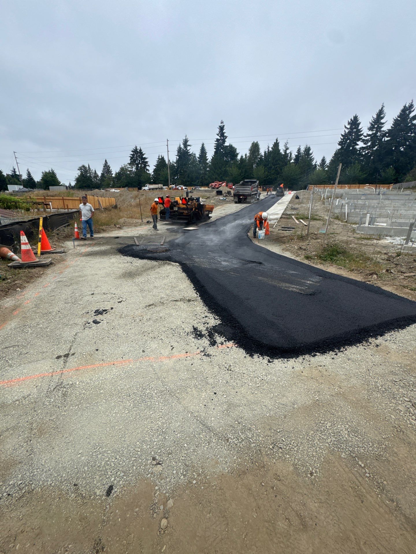 Asphalt Road Repair in Neighborhood  by Jireh Asphalt & Concrete Inc 