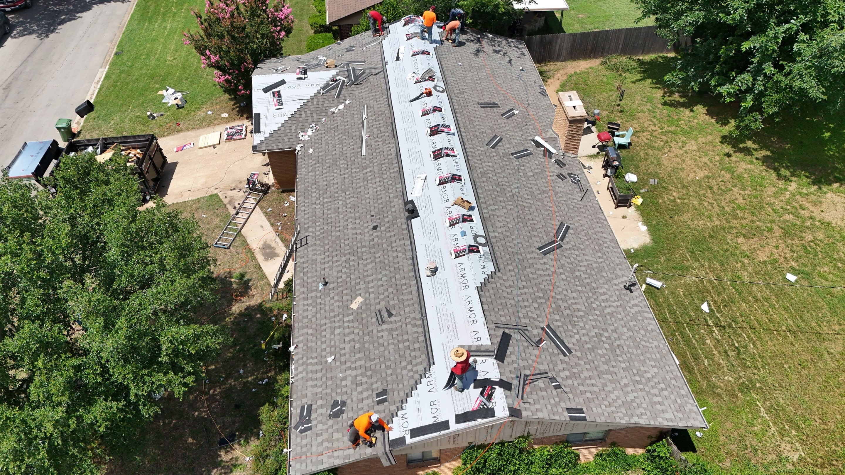 Full Roof Replacement and Decking Repair in Hurst, Texas by Armor Roofing | Exteriors