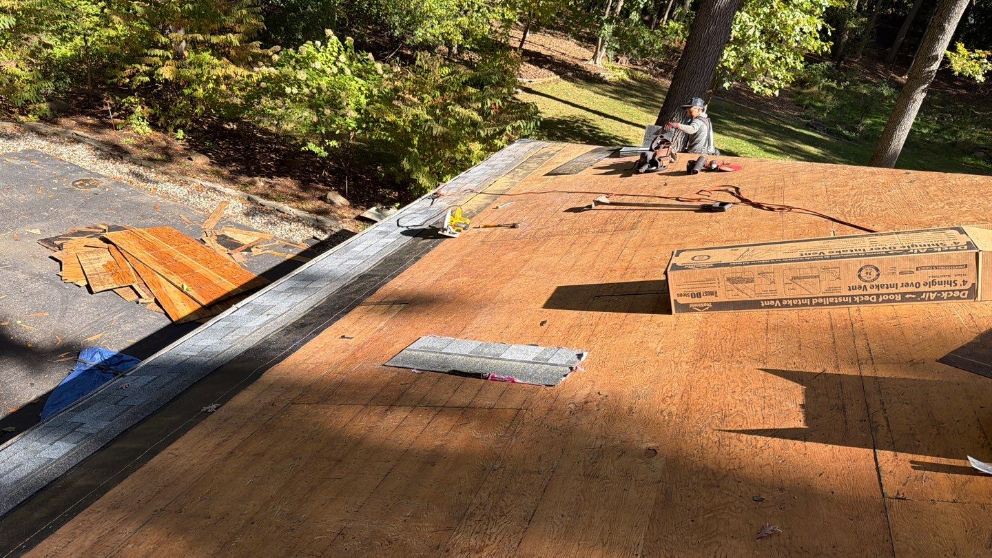 Roof Replacement using Owens Corning Slatestone Gray by 180 Contractors