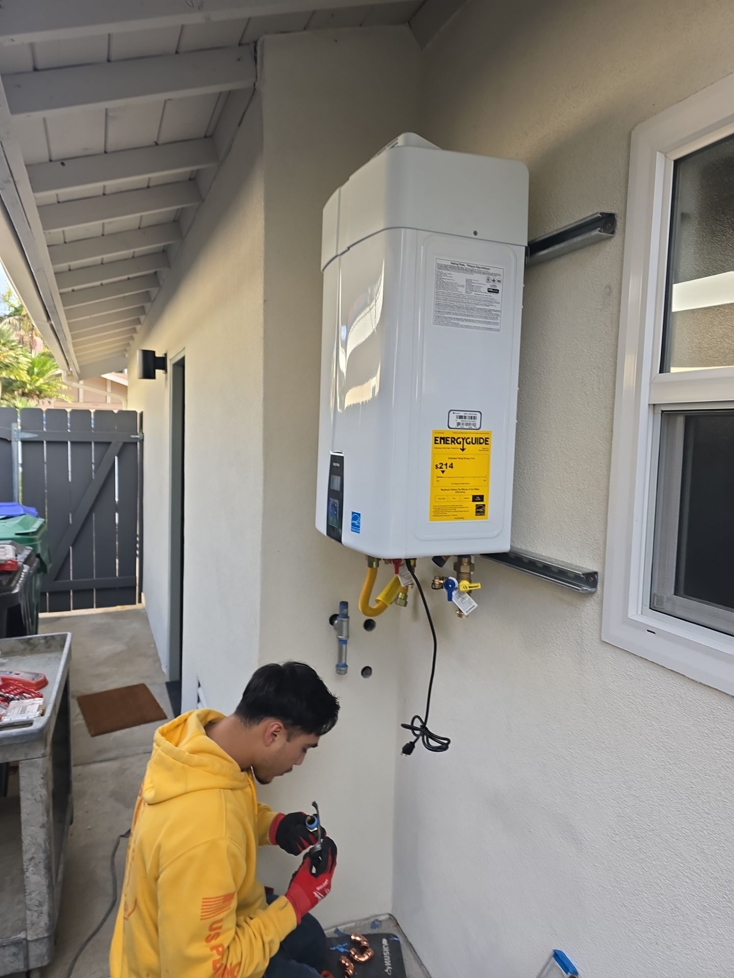Tankless Water Heater Installation by Us Plumbing