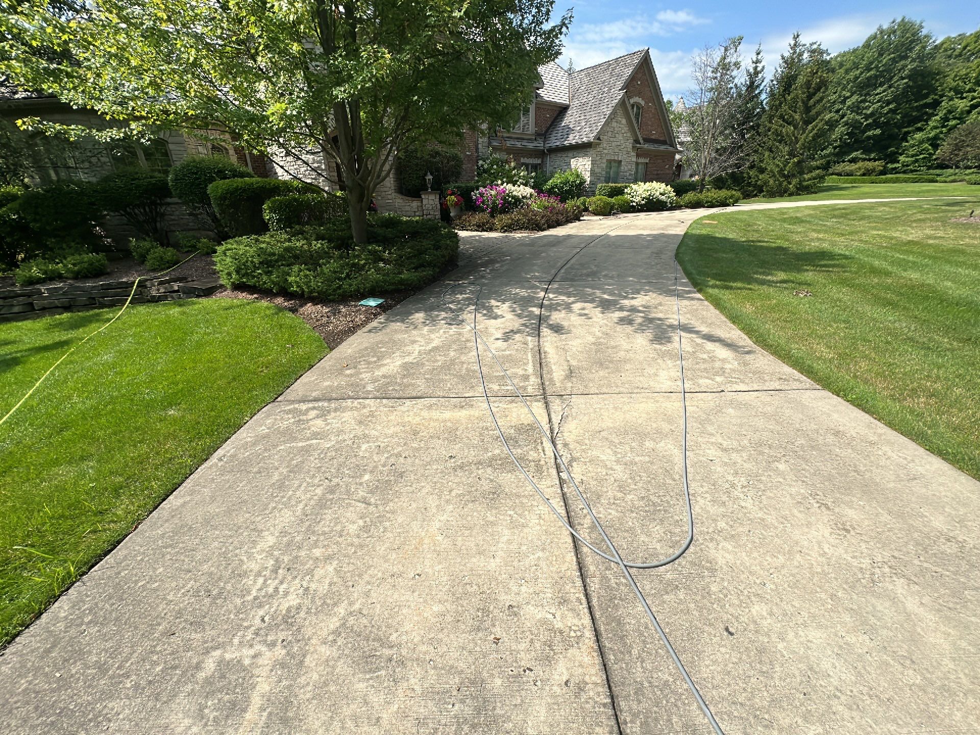 Brick paver clean, sand and seal.  using Surebond SB-1300 by Northern Power Washing LLC.
