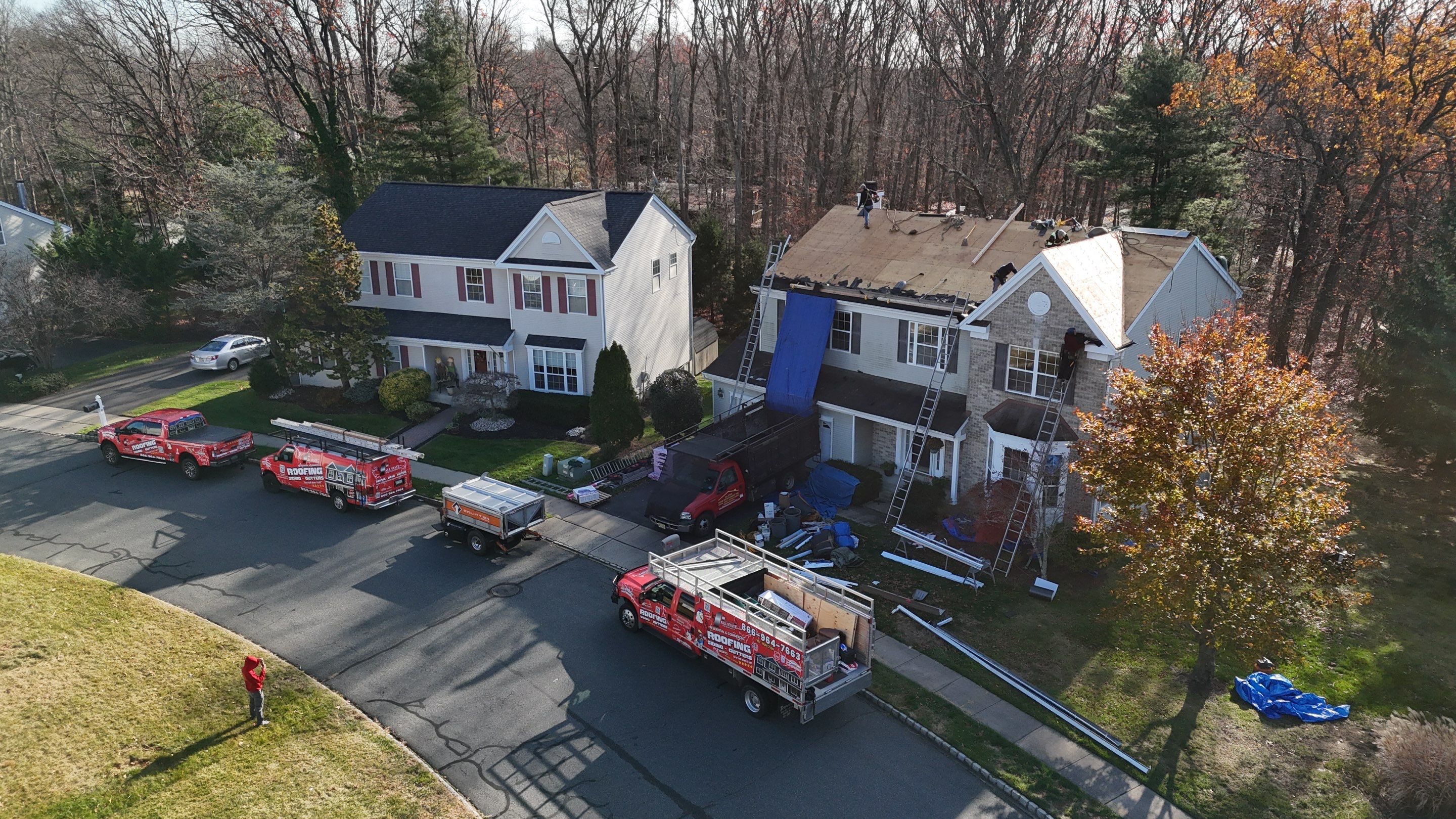 Roof Project in East Brunswick by All State Home Improvement Inc.
