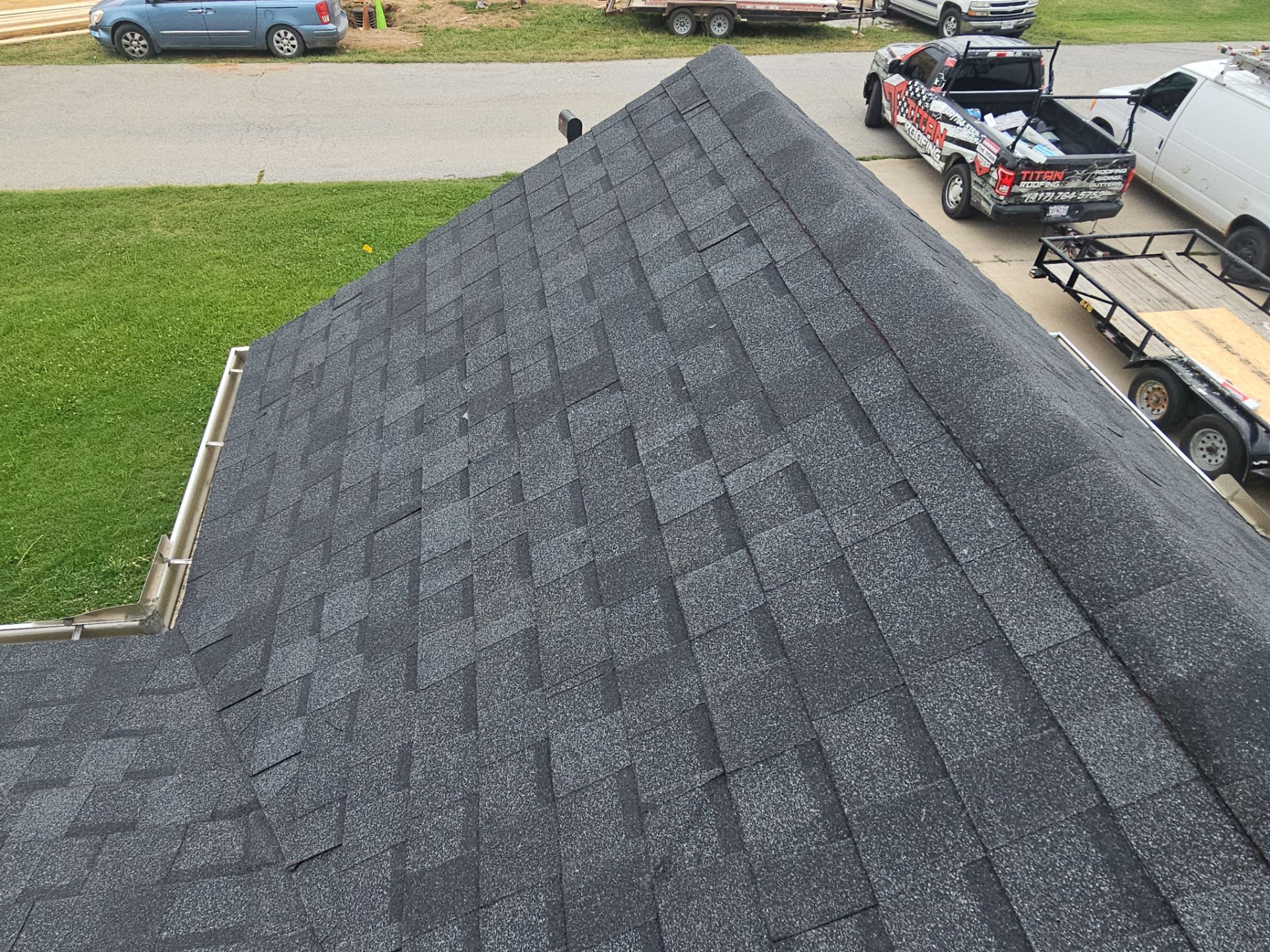 Residential Roofing Install - Atlas Pinnacle Pristine W/ Scotchguard - Color Black Shadow  by Titan Commercial & Residential Roofing 