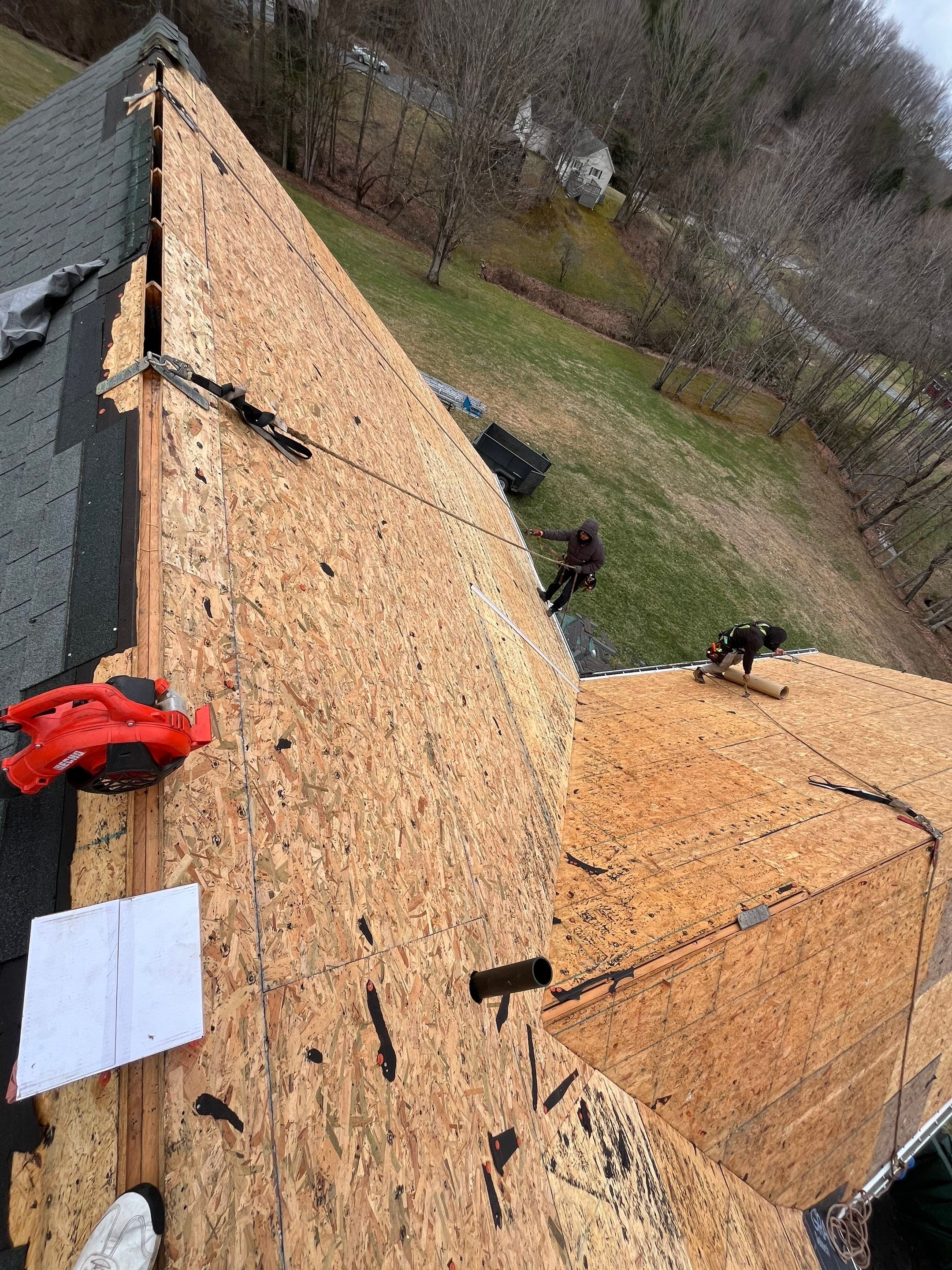 Residential Roofing Installation using Certainteed Landmark Pro Shingles by Fahey Roofing + Contracting