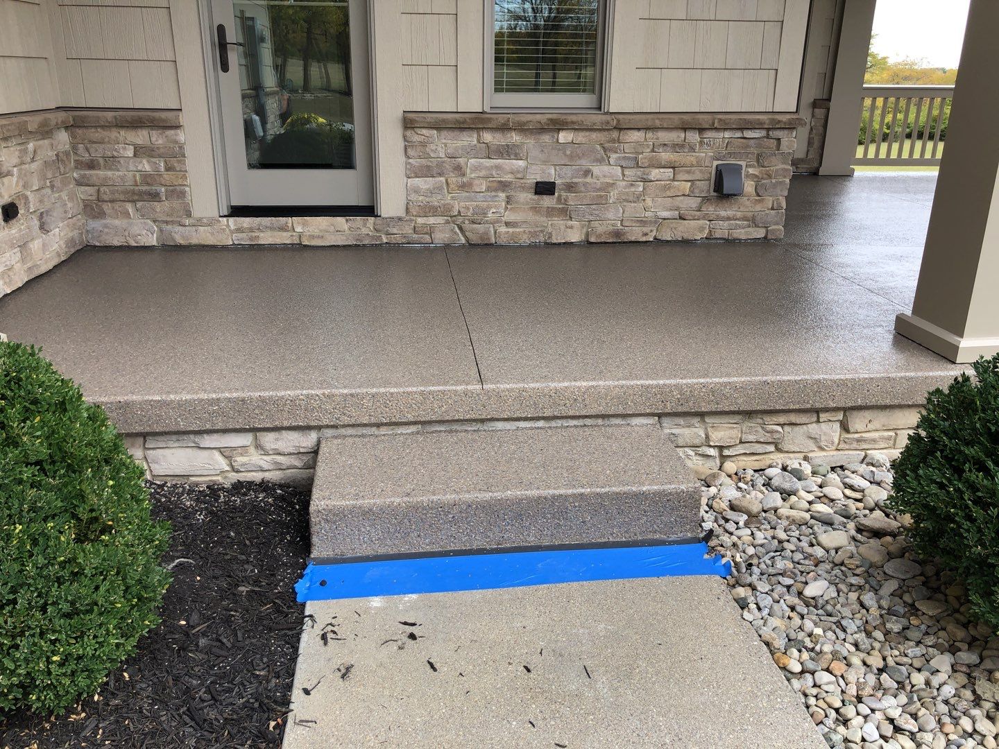 Patio Installation using Flint by Your1DayFloor.com