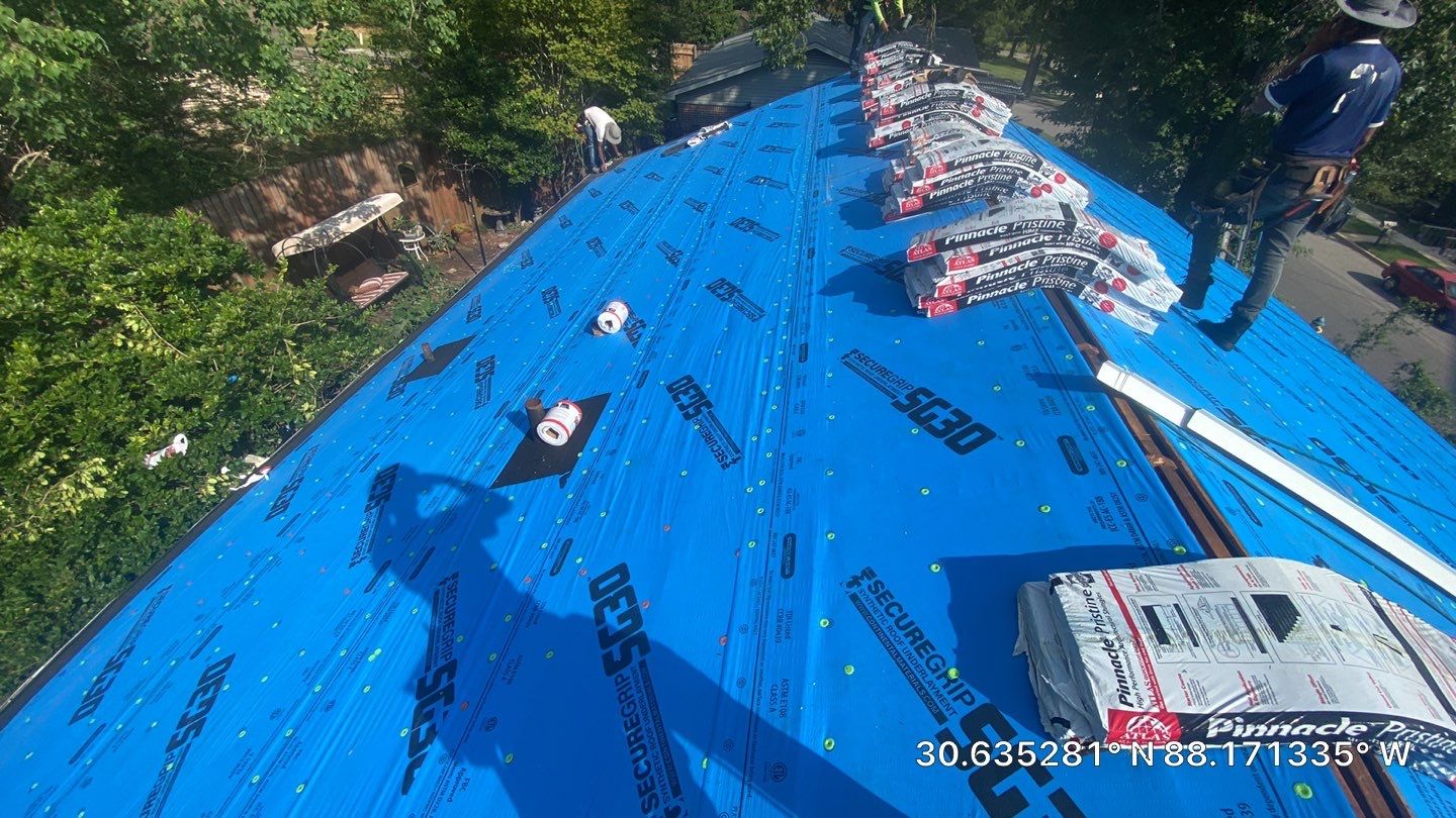 Residential Roofing Installation using Roof Replacement by American Roofing & Construction LLC