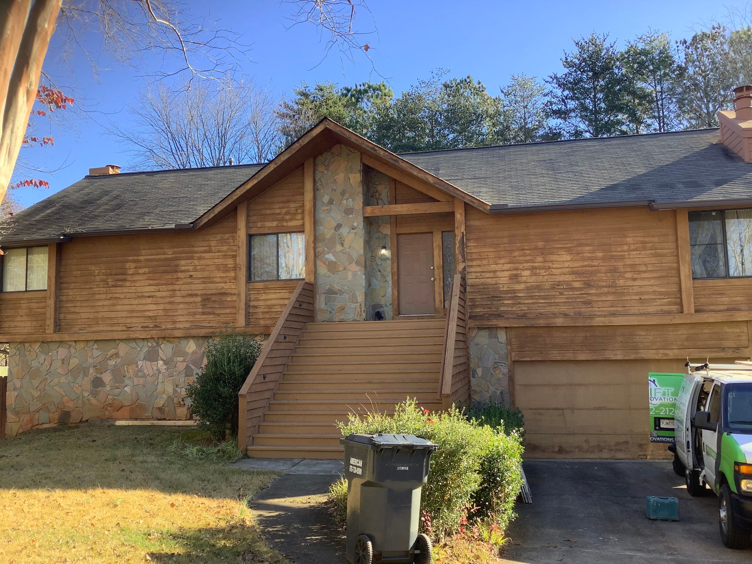 Full Exterior Siding Painting and Trim Update in Marietta by Swift Home Renovations