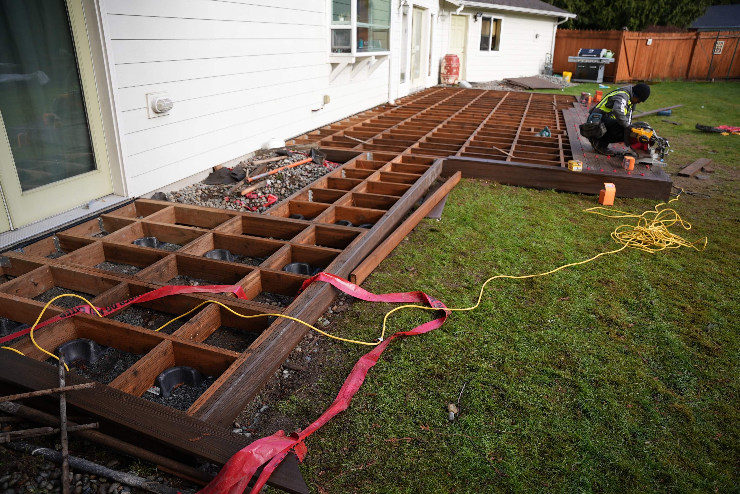 Daniel | Back Deck Installation  by Jireh Asphalt & Concrete Inc 
