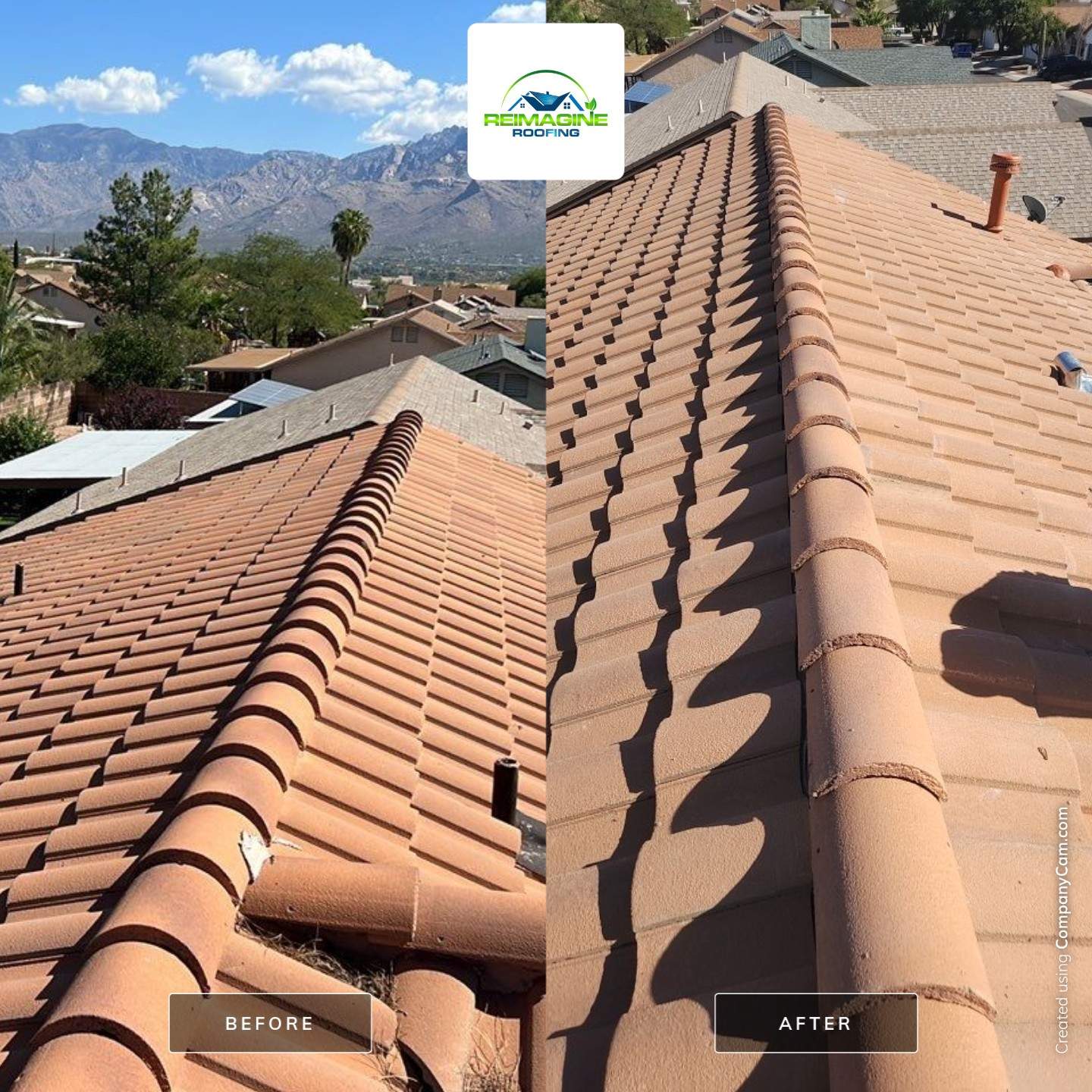 Sunset Tan Concrete Tile by Reimagine Roofing