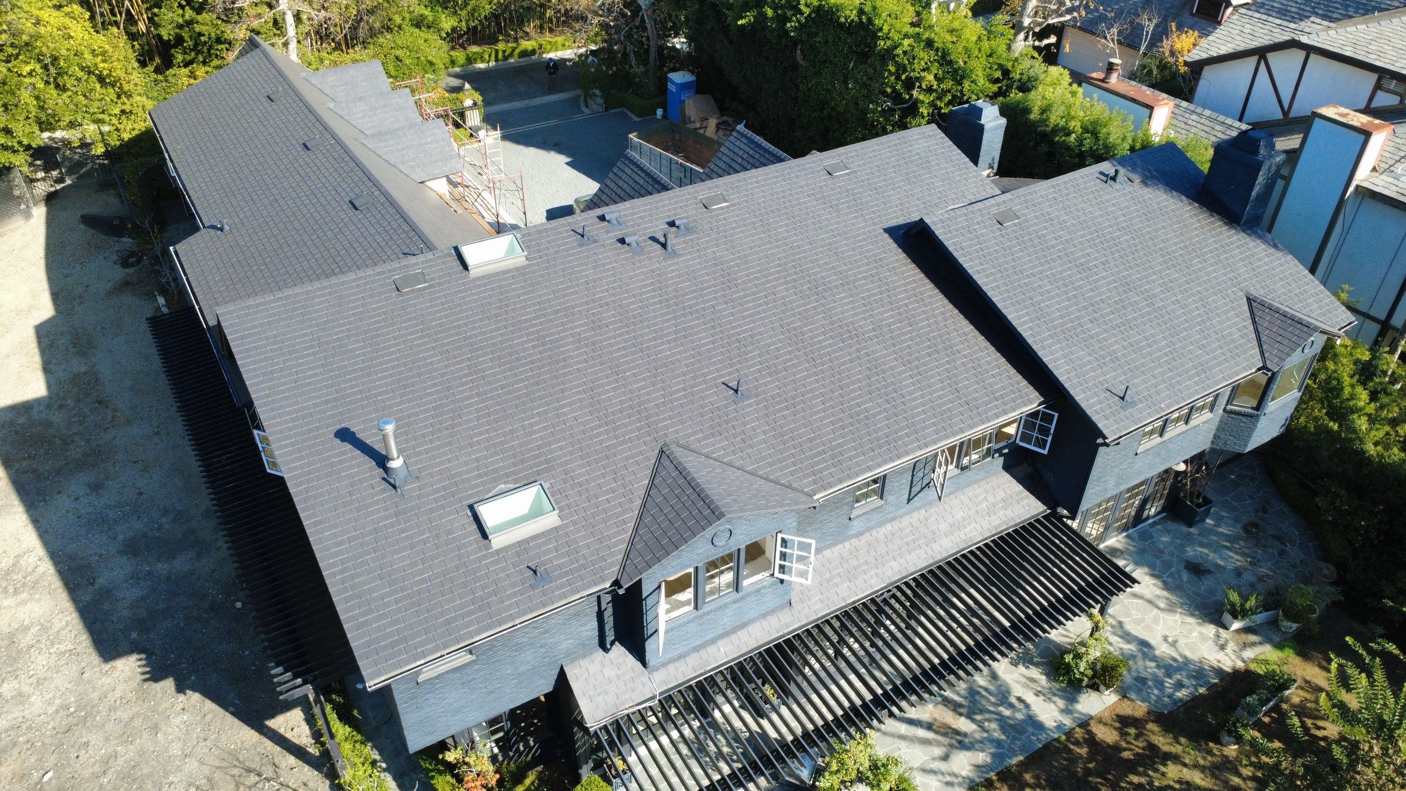 Synthetic Slate Tile Project in Brentwood by Hull Brothers Roofing