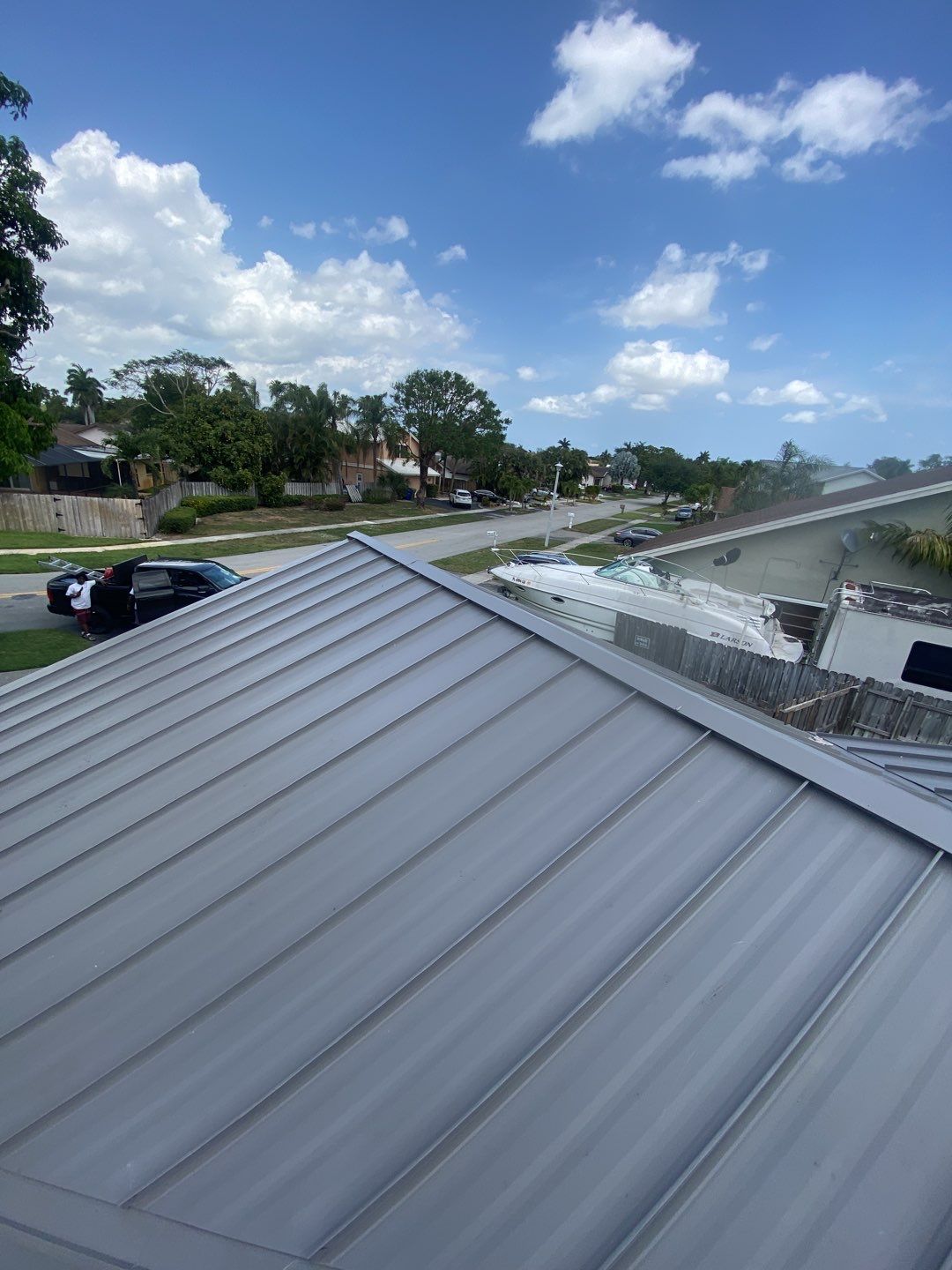 Dove Gray Standing Seam Metal Roof Replacement – Pembroke Pines, FL by ASP SuperHome