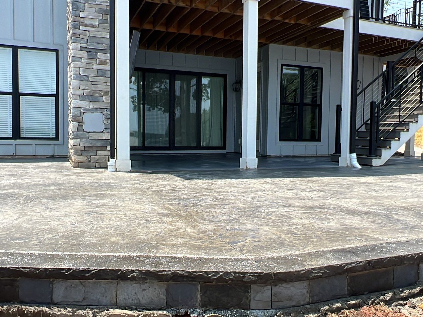 Stamped Concrete Patio by Xtreme Concrete Services