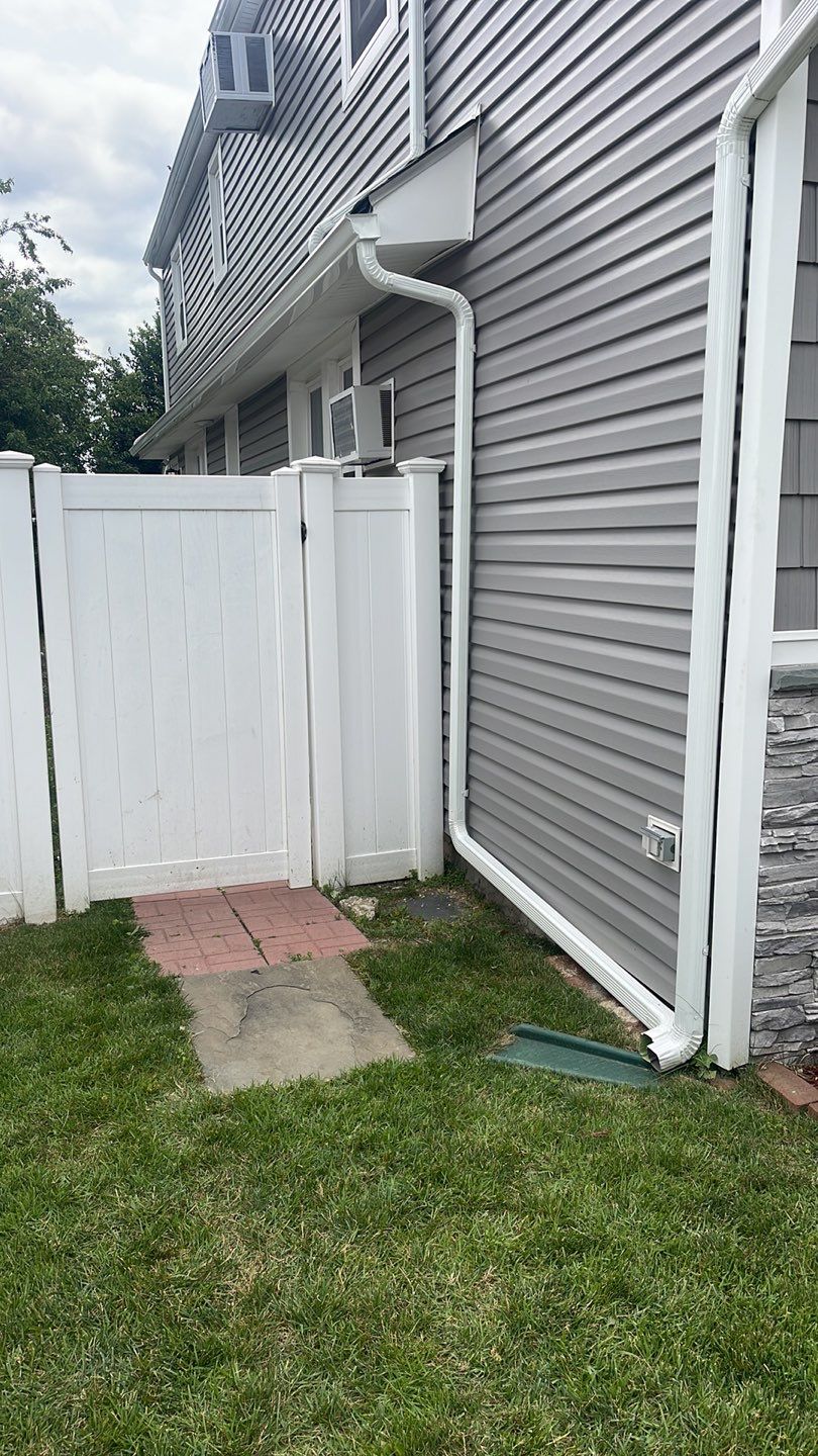 Gutter Reconfiguration. Oceanside New York by Above All Gutters 