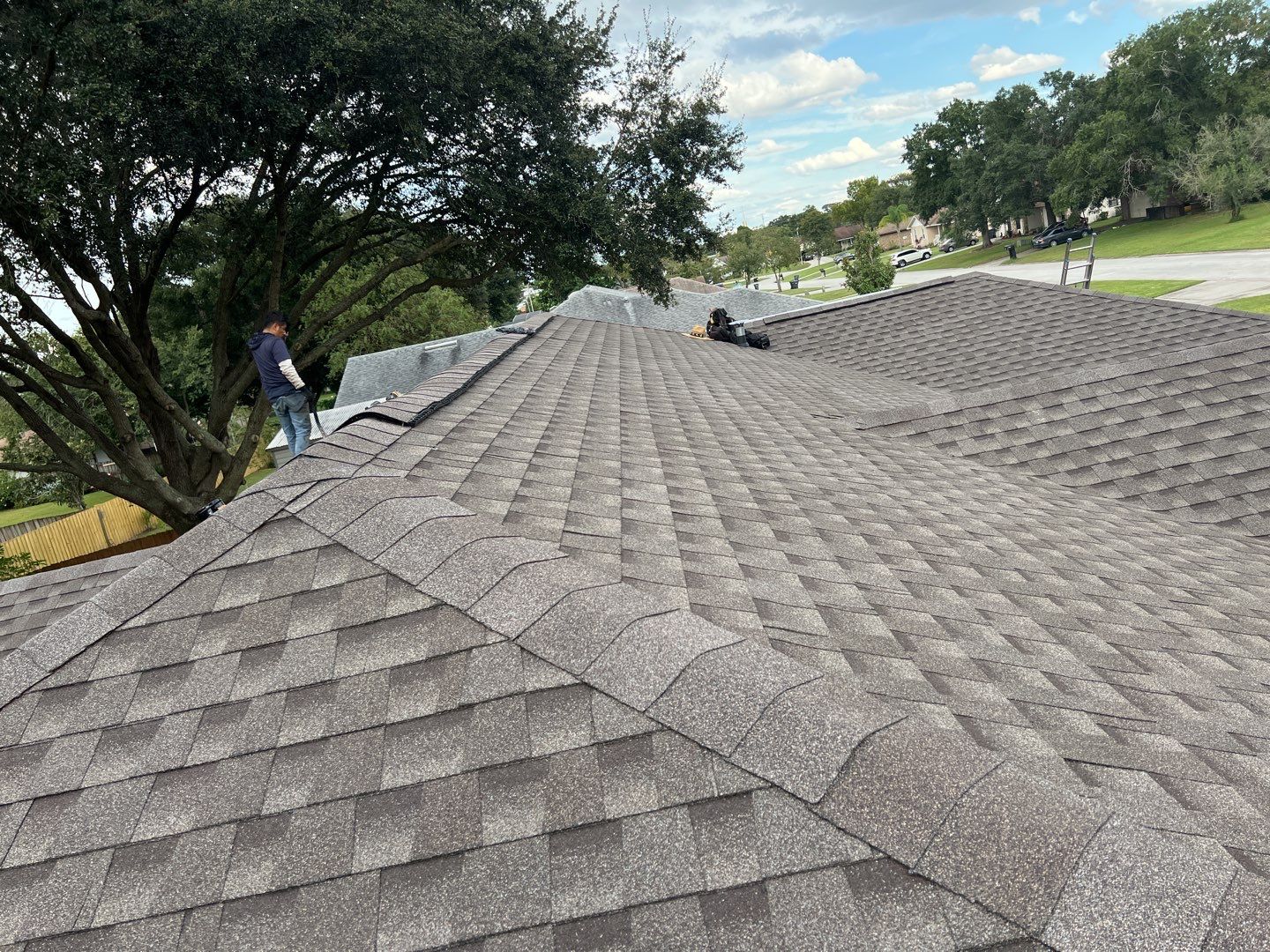 Residential Roofing Installation using GAF Timberline HDZ by 1st Class Roofing, Inc.