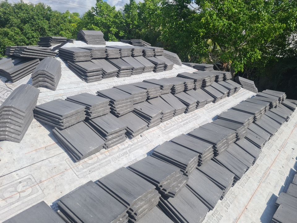 Residential Roofing Installation using Eagle Roofing Tile by BLUES BROTHERS ROOFING