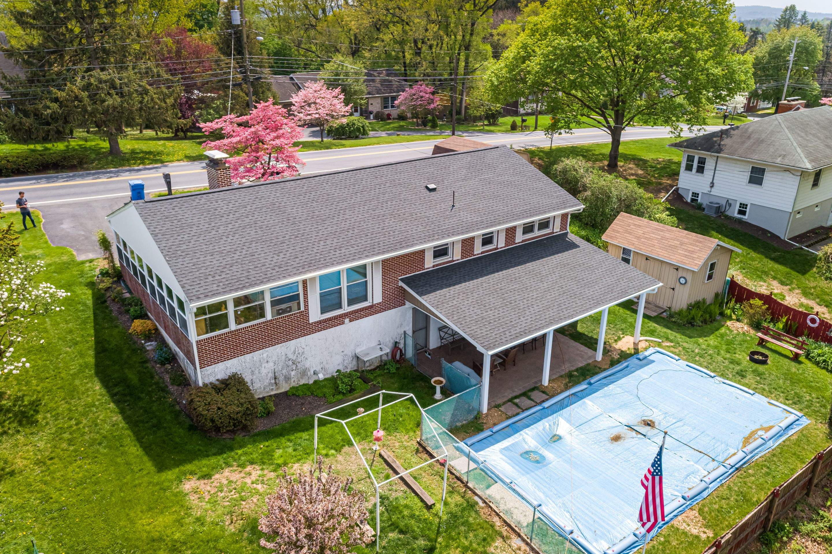 shingle Roof-pewter gray by Esh Builders