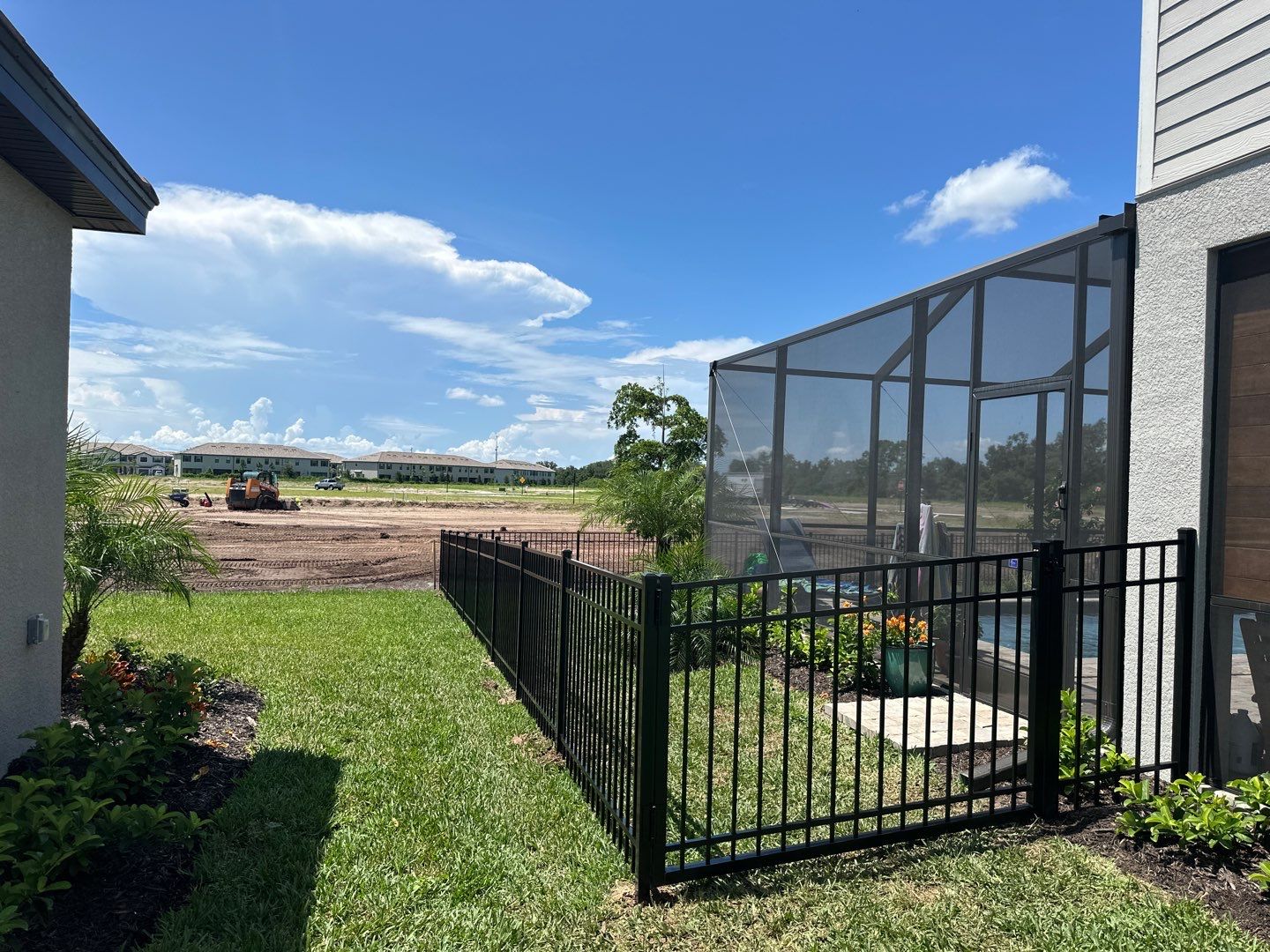 Aluminum Fence Installation using 3 Rail Aluminum Fence by Asap fence and gates, LLC