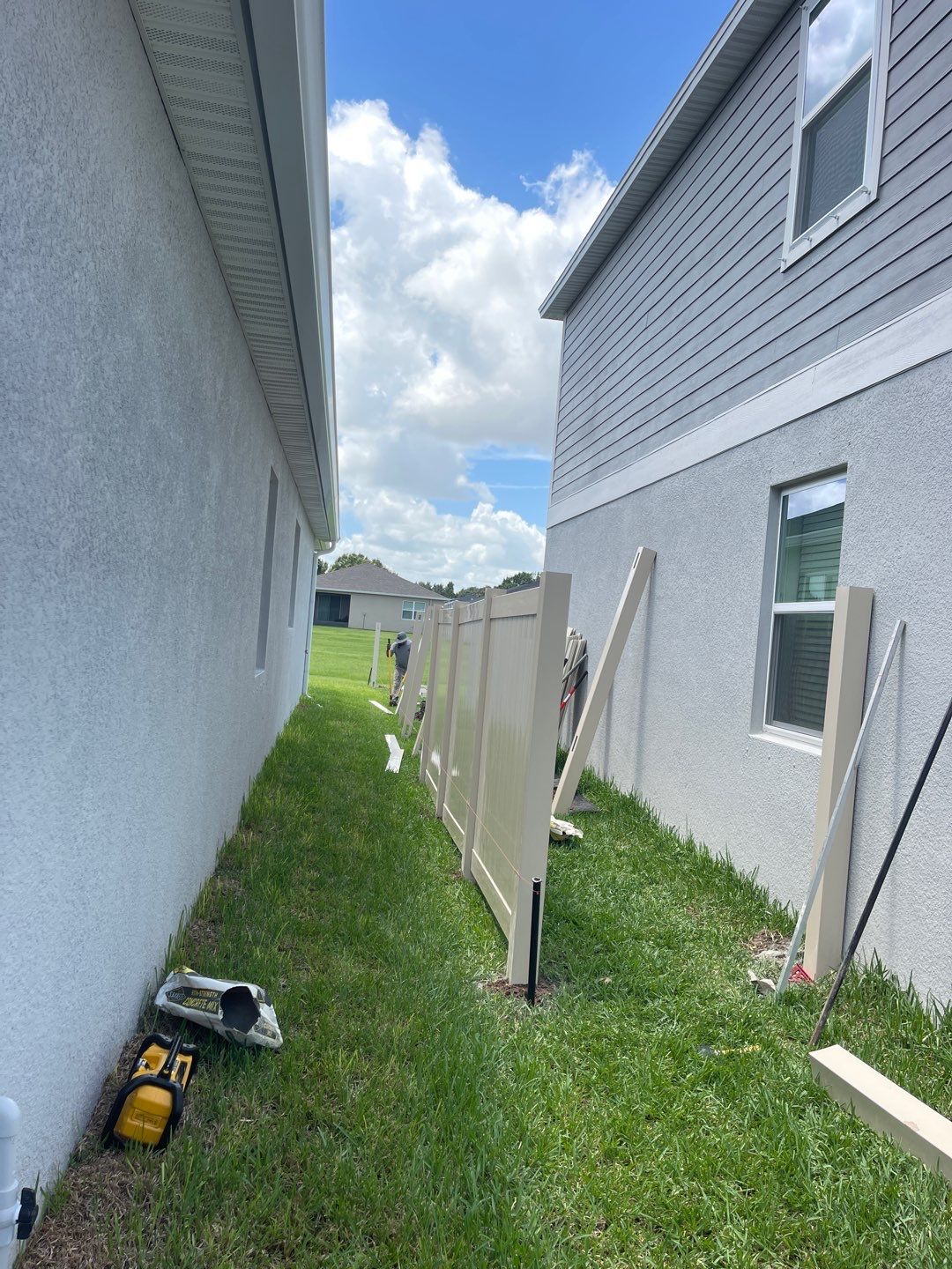 Vinyl Fence Installation using Vinyl Privacy Fence  by Asap fence and gates, LLC