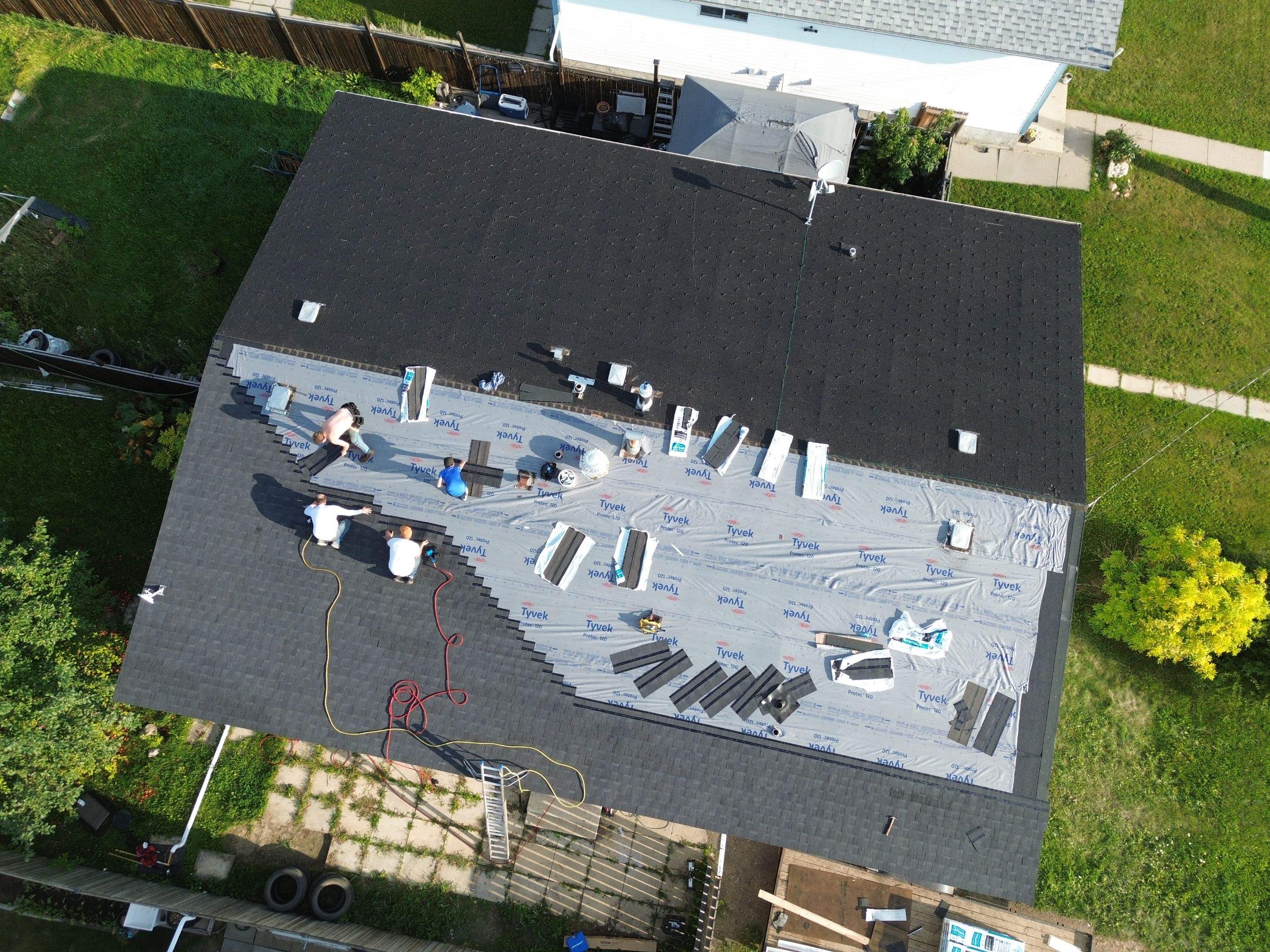 Project in Tofield by ADL Roof Revival