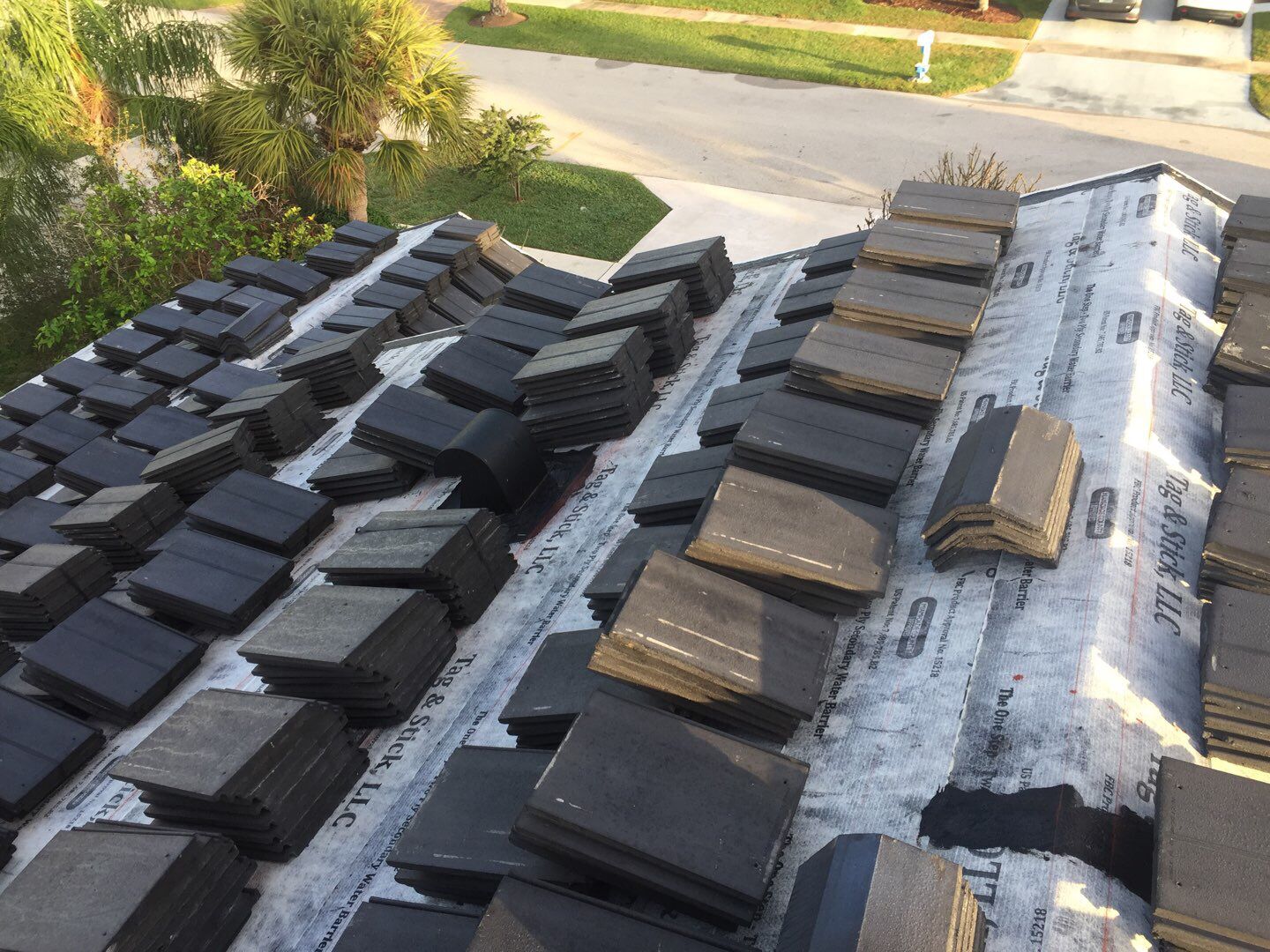 Residential Roofing Installation using Eagle Roofing Tile by BLUES BROTHERS ROOFING