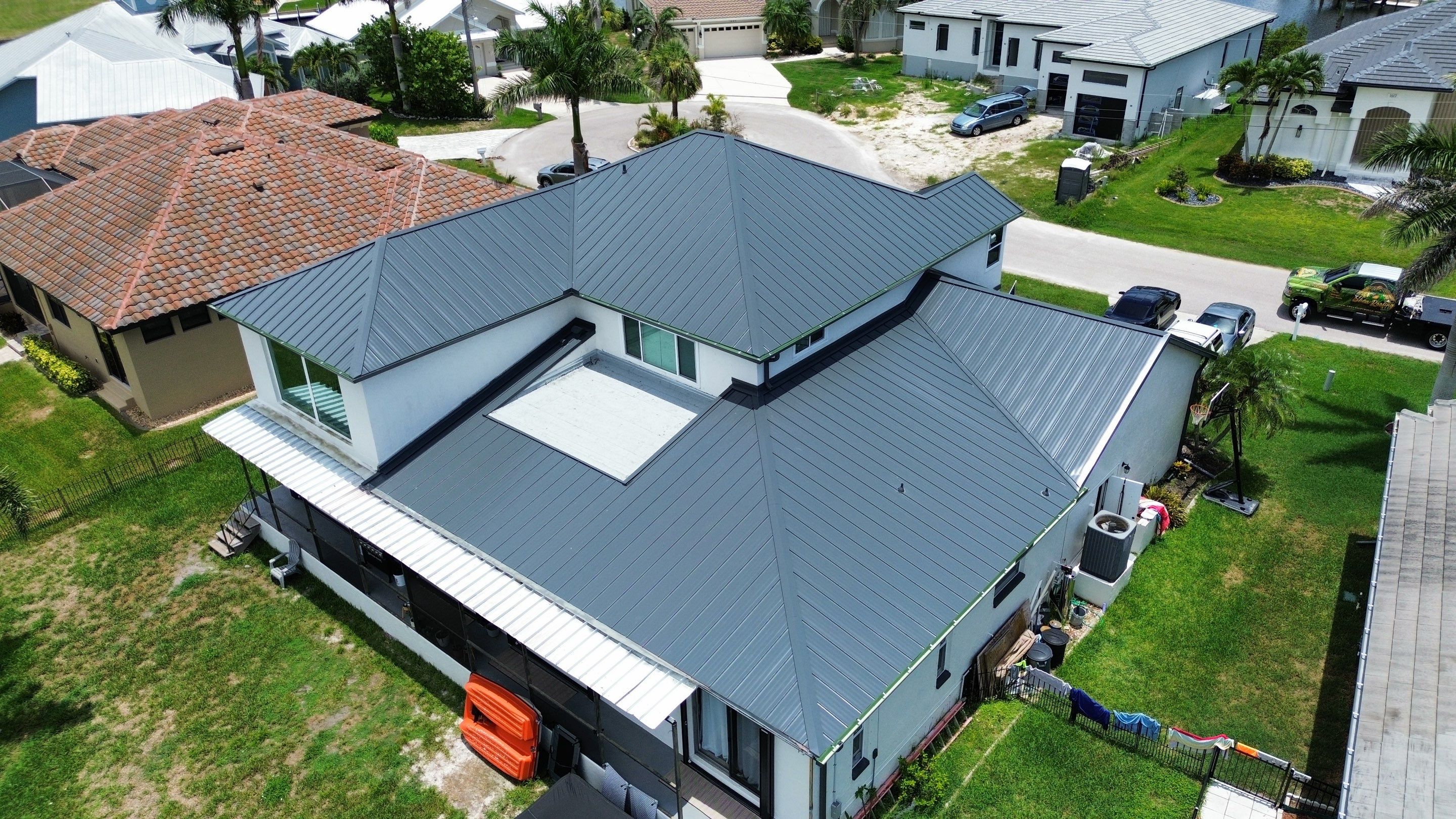 Standing Seam Roof - Charcoal by Shea Roofing LLC