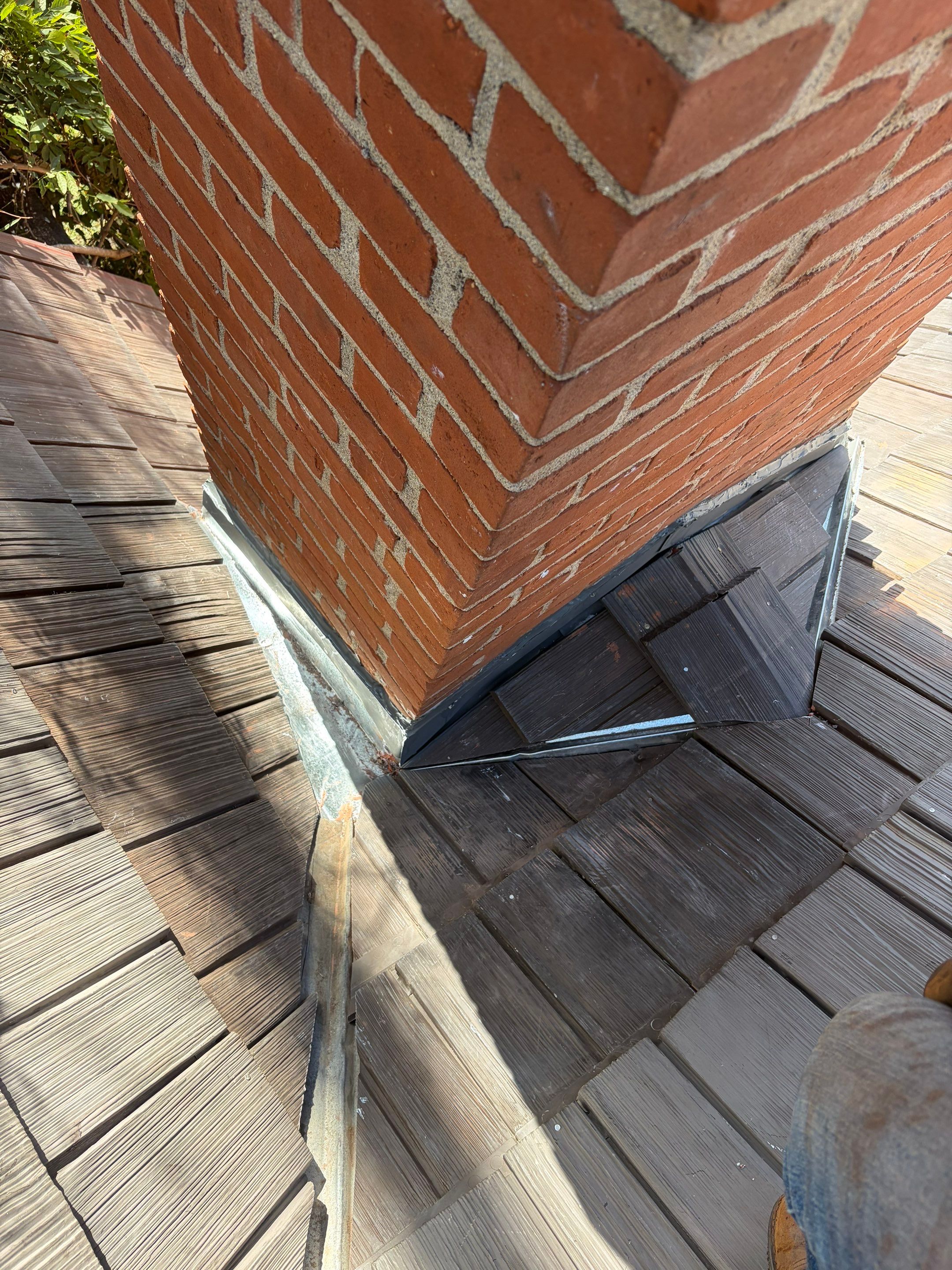 Composite Shake Roofing and Custom Chimney Cricket Installation in San Diego by Westmark Roofing