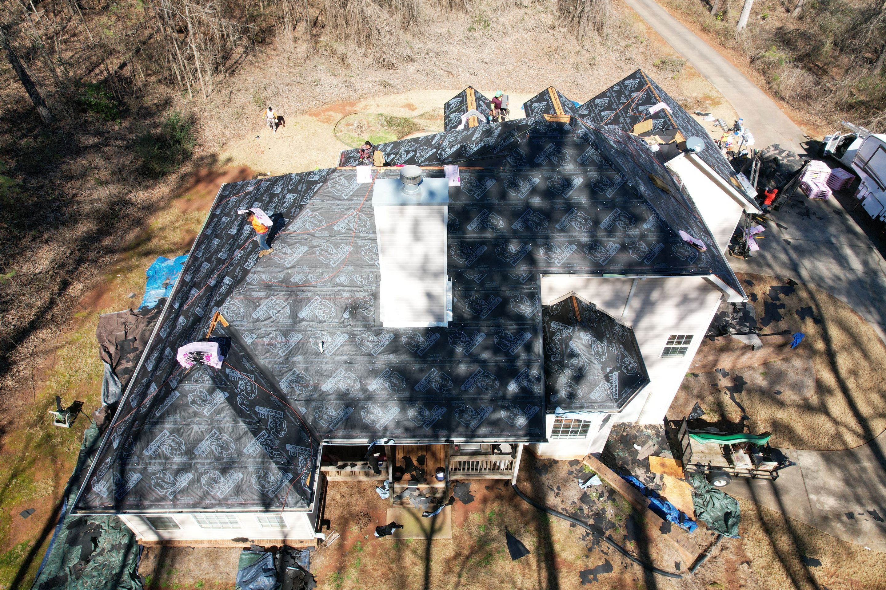 Residential Roofing Installation using Owens Corning by Inspector Roofing and Restoration