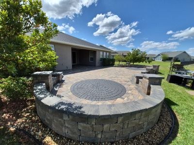 Stone Paver Patio Sealing in Ocala Preserve