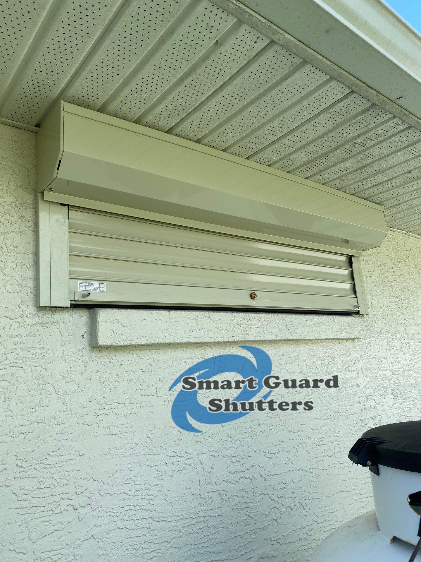 Rolling Shutters in Ivory by Smart Guard Shutters