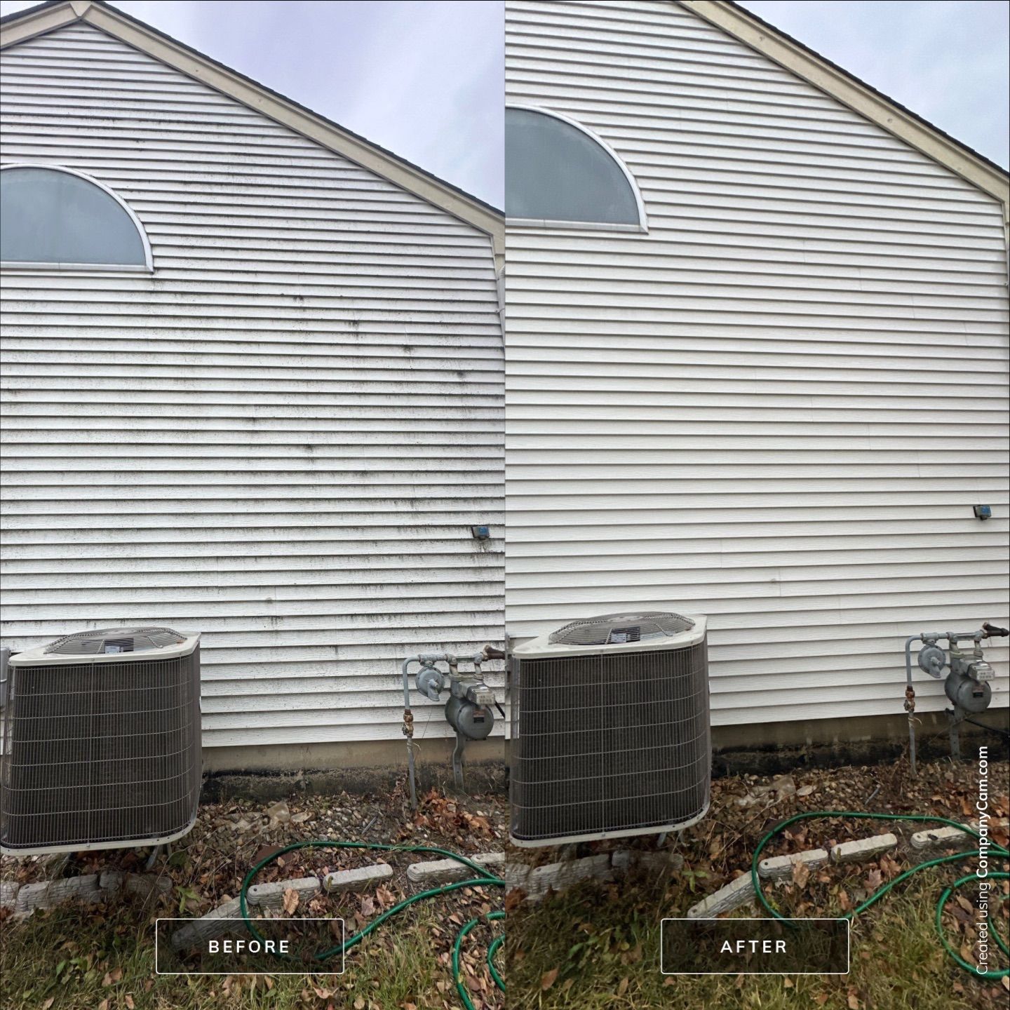 Project in Round Lake Beach by Simmons Power & Soft Washing